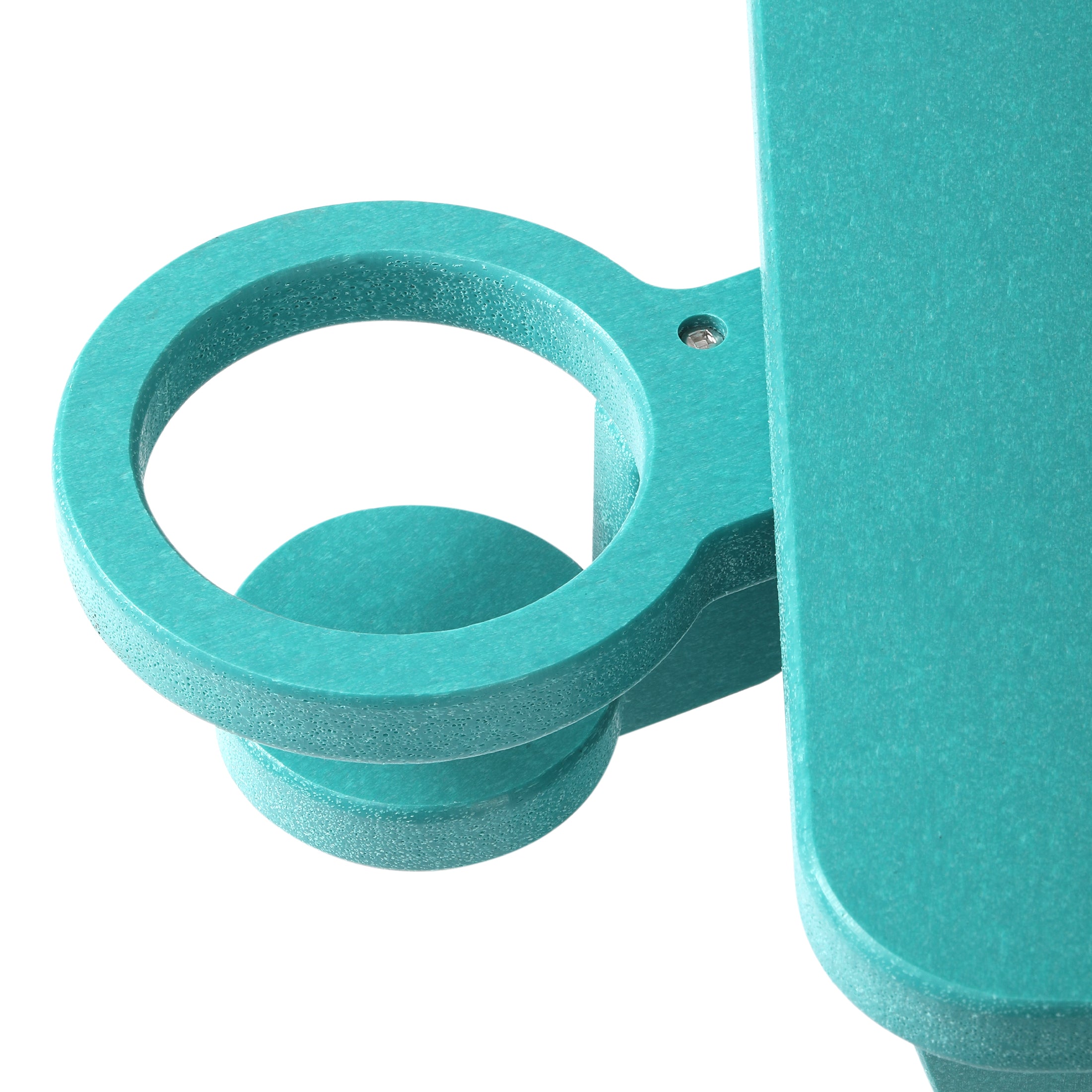 Lakeview 3-Piece Outdoor Patio HDPE Adirondack Chair With Cup Holder and Table Set