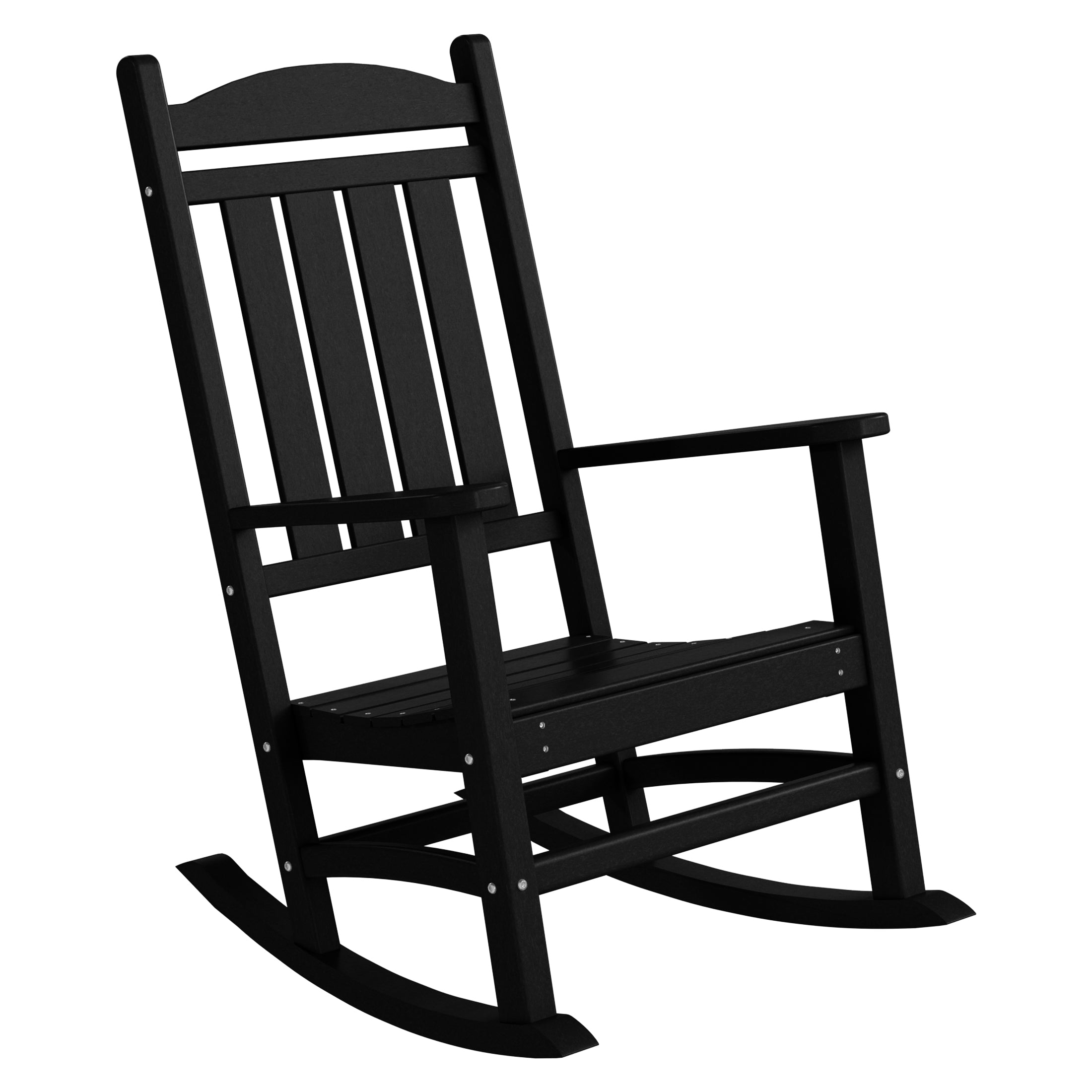 Paradise 5-Piece HDPE Outdoor Patio Furniture Couch and Rocking Chair Set