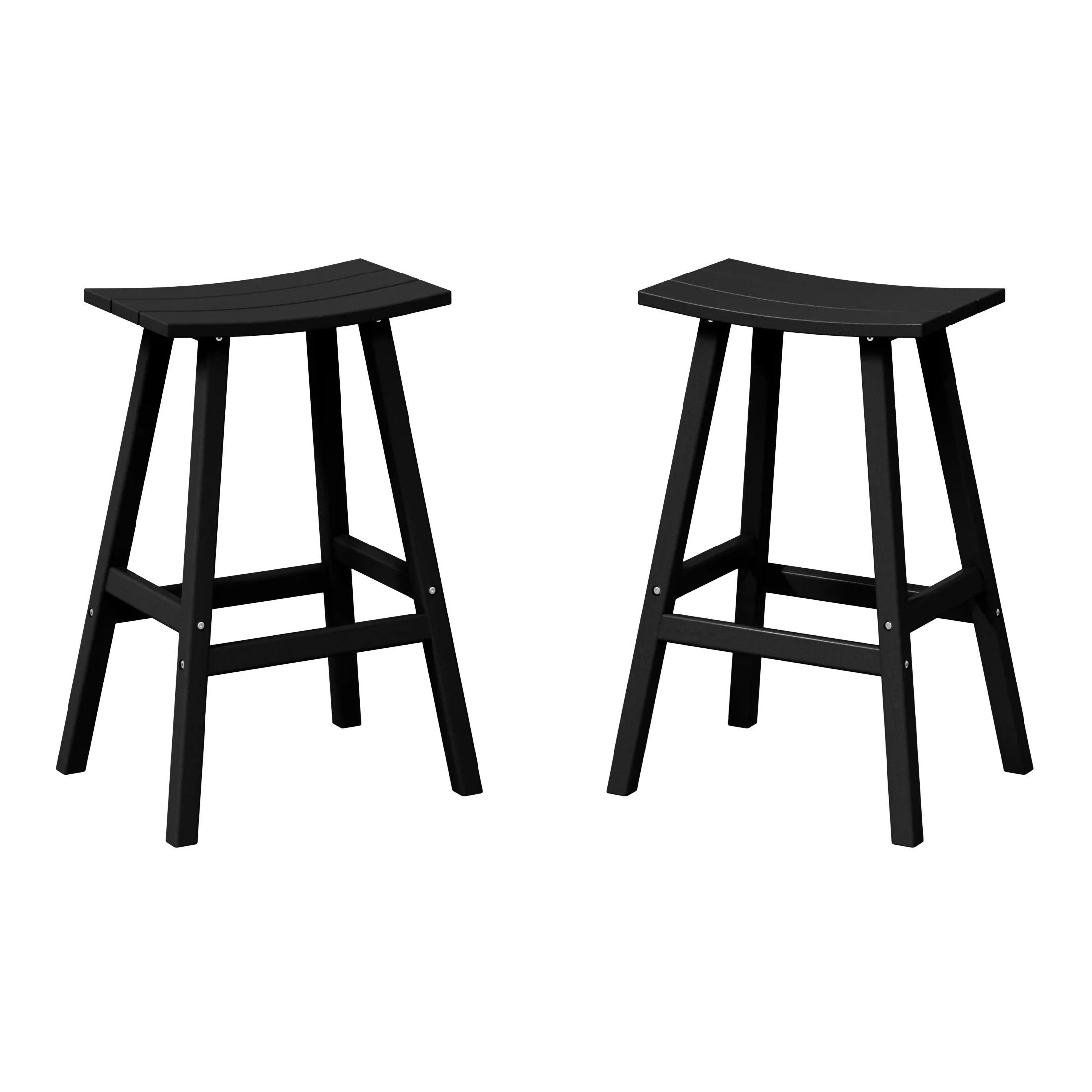 Paradise 2 piece set of 29" height Outdoor / Patio Saddle bar stools