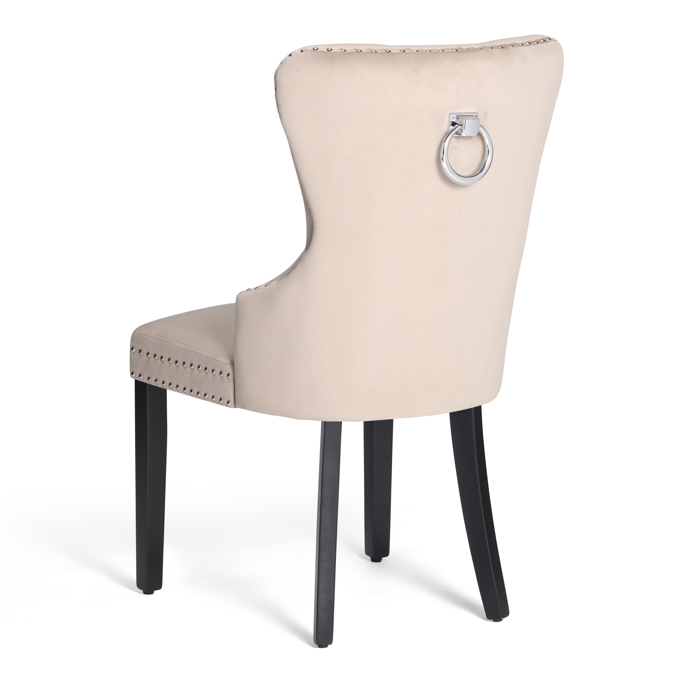 Hank Velvet Upholstered Tufted Dining Chairs (Set of 6)