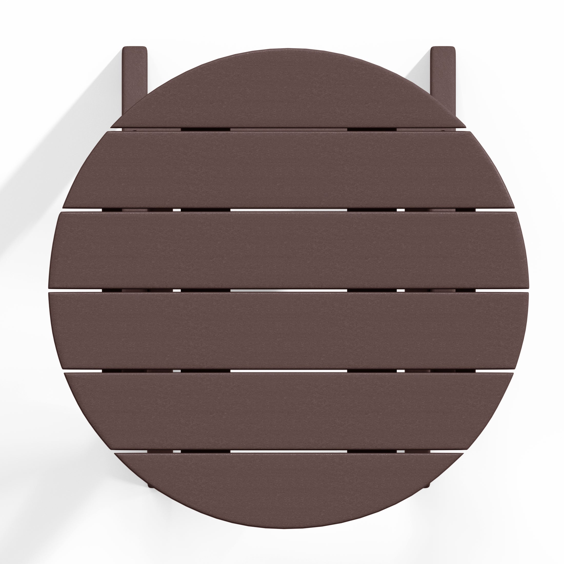 Paradise HDPE Outdoor 24.5 Inch Round Portable Folding Patio Dining Table