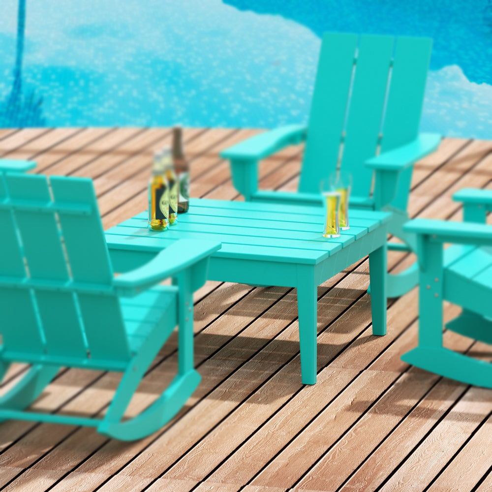 Palms Outdoor Patio Modern Adirondack Conversation Table