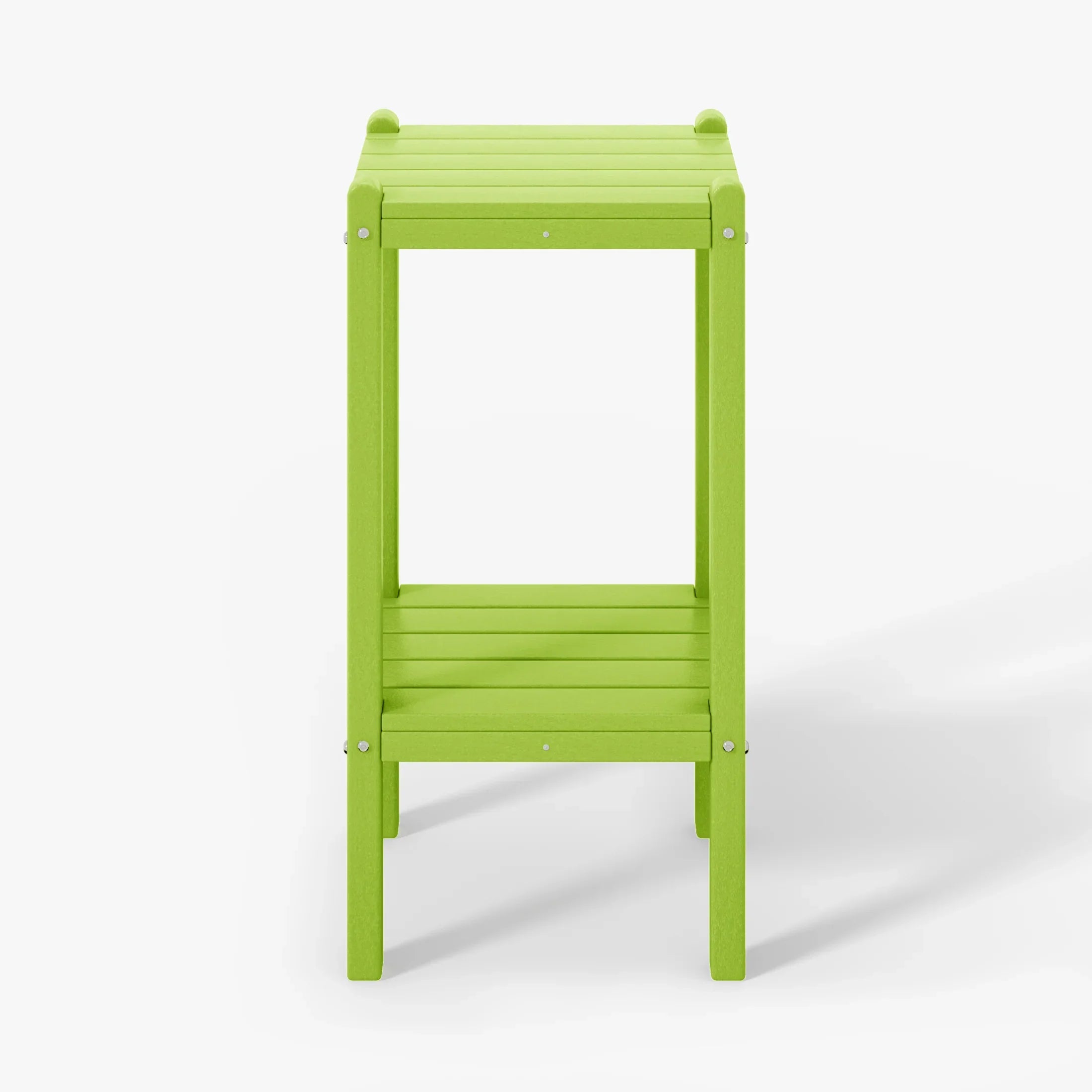 Paradise 36" Outdoor Adirondack HDPE 2-Tier Patio Side Table