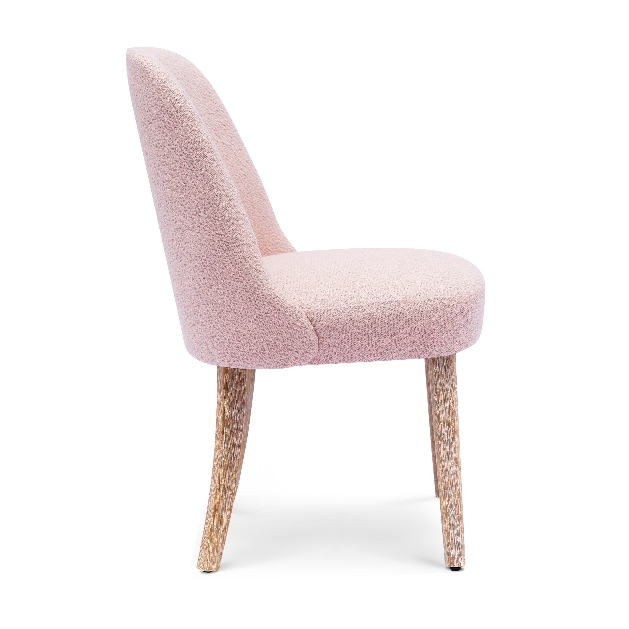 Amélie Mid-Century Modern Upholstered Boucle Dining Chair (Set of 6)