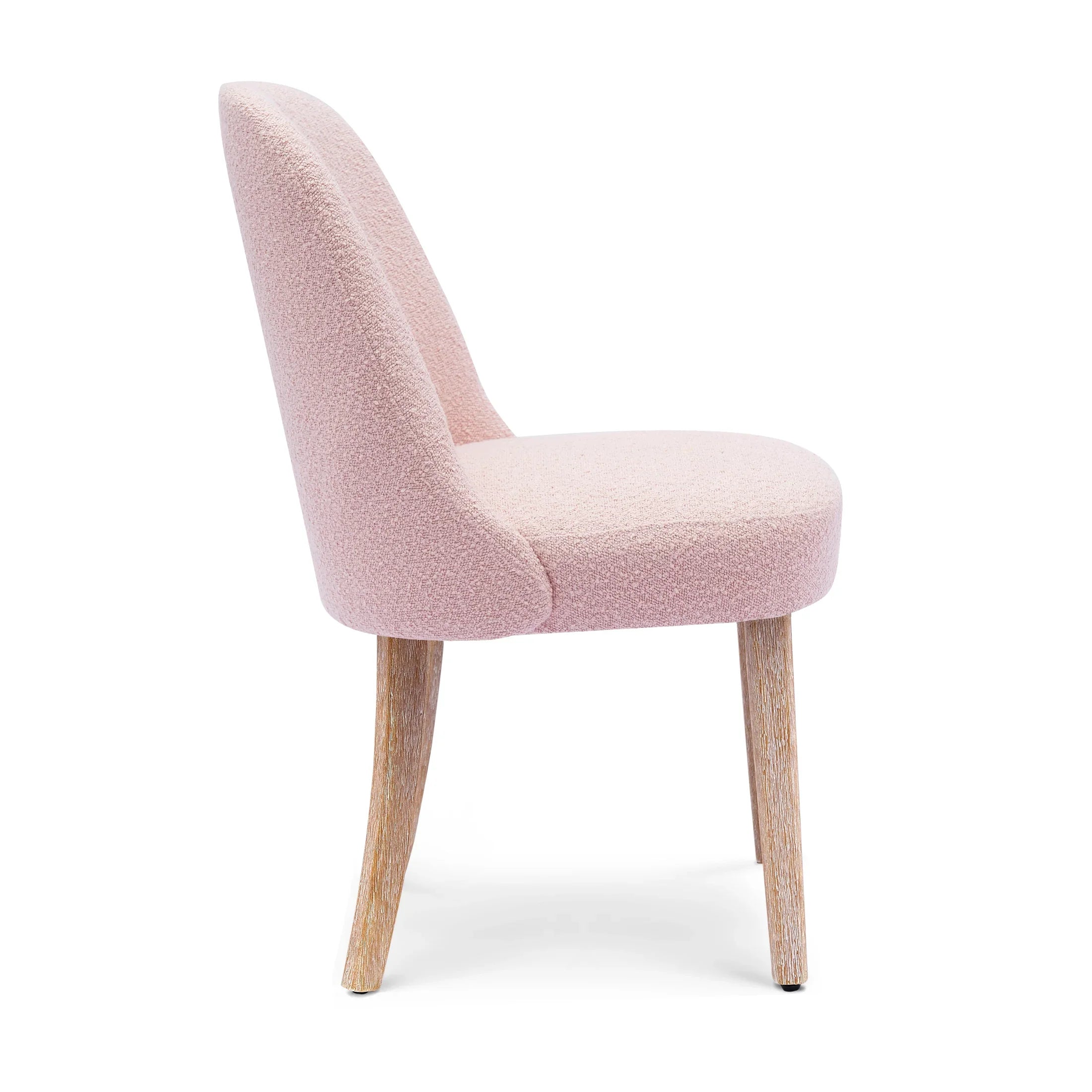 Amélie Mid-Century Modern Upholstered Boucle Dining Chair (Set of 6)