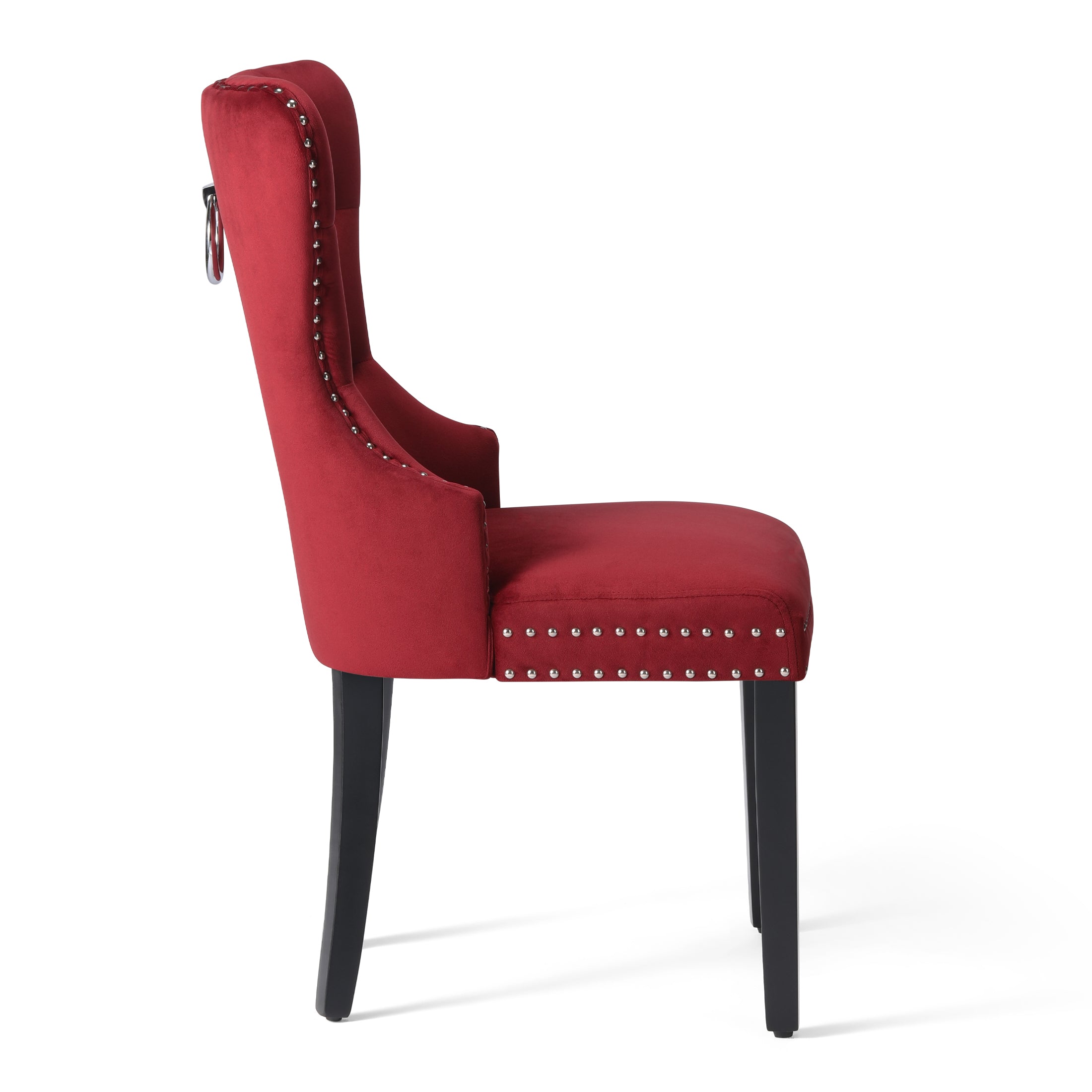 Hank Velvet Upholstered Tufted Dining Chairs (Set of 6)