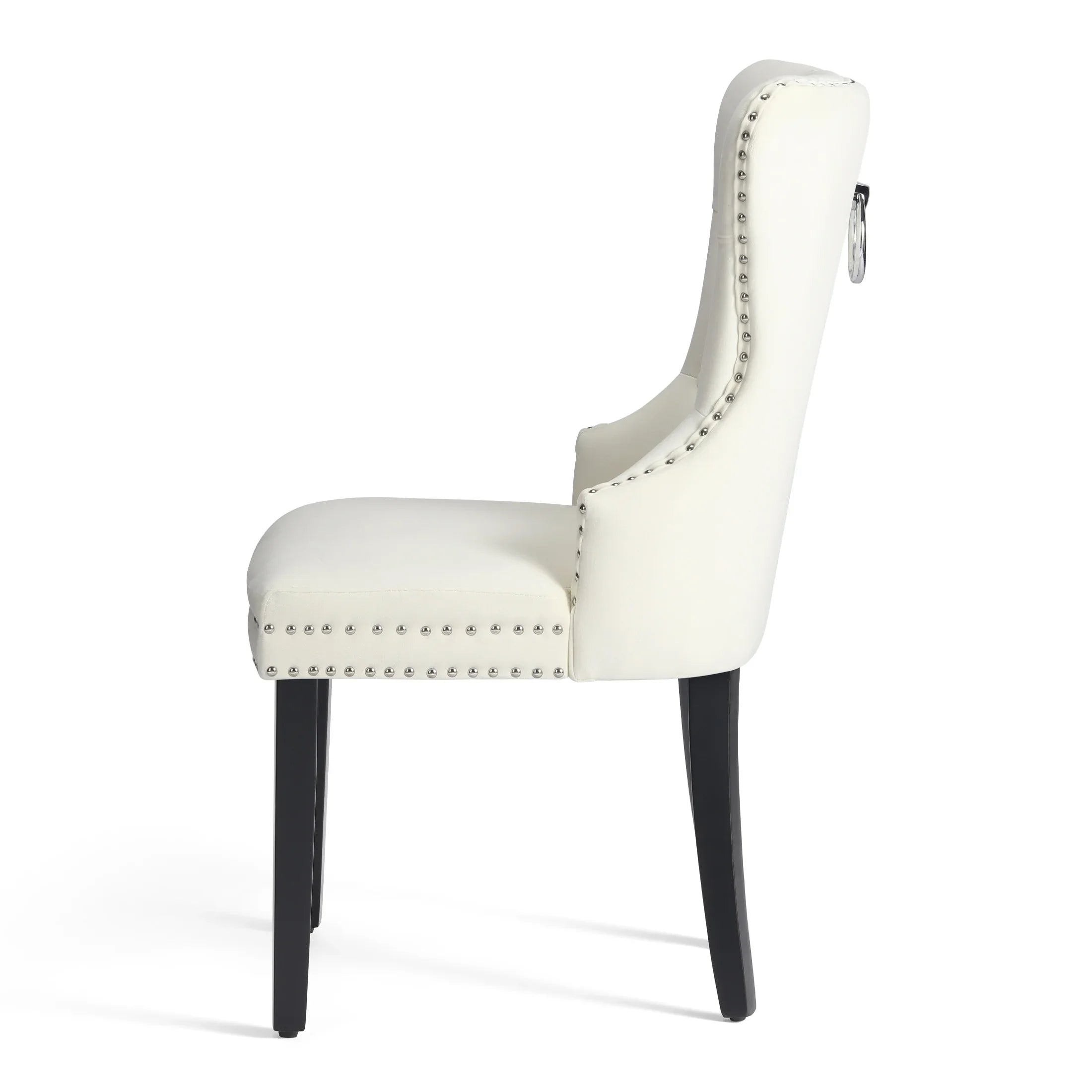 Hank Velvet Upholstered Tufted Dining Chairs (Set of 6)