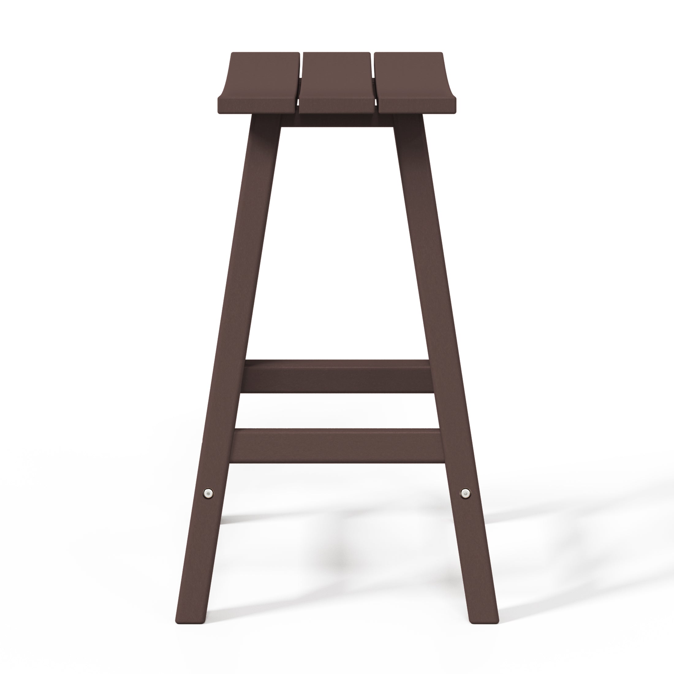 Paradise 24" HDPE Outdoor Patio Counter Height Bar Stools (Set of 2)