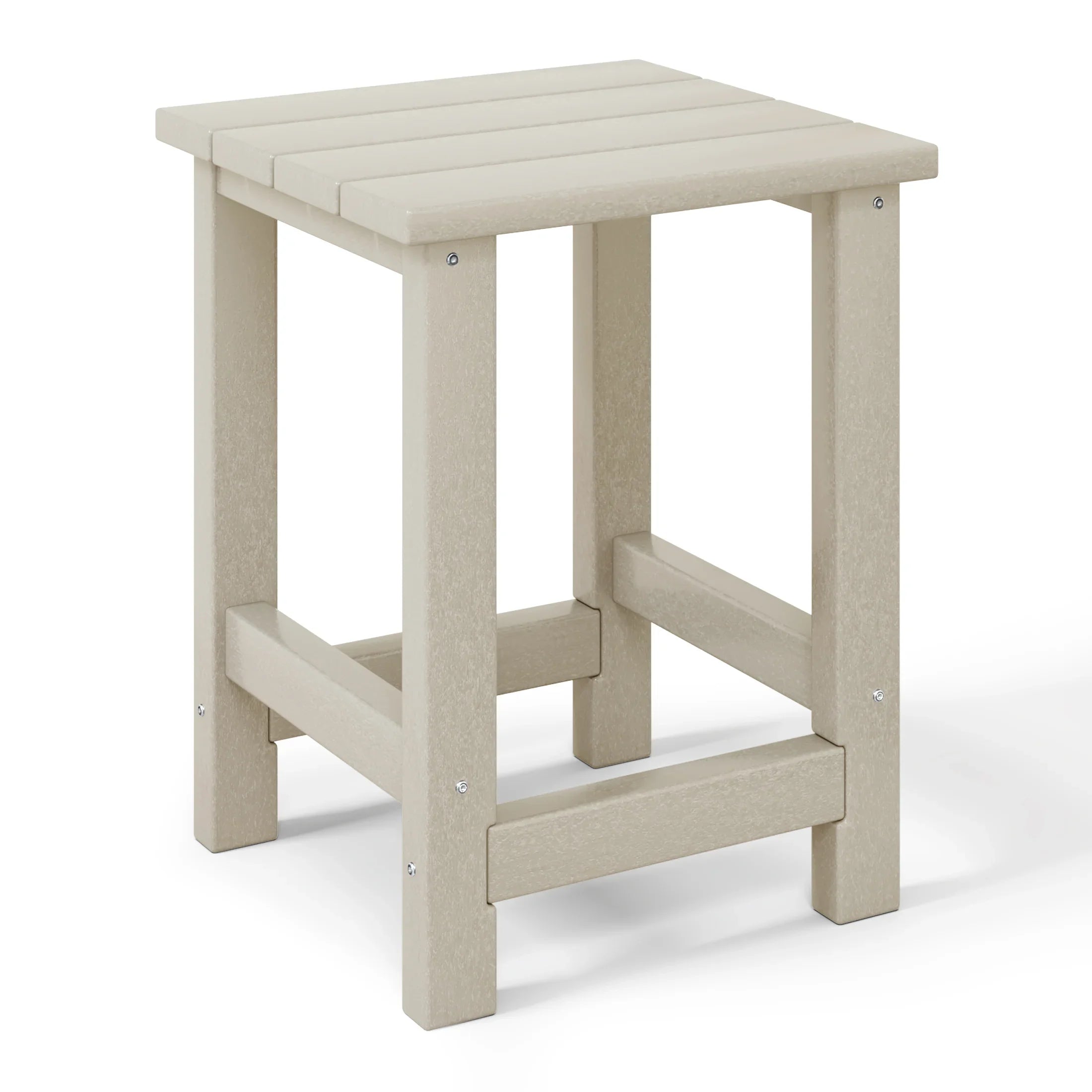 Paradise Kids Outdoor Patio Furniture HDPE Adirondack Square Side Table