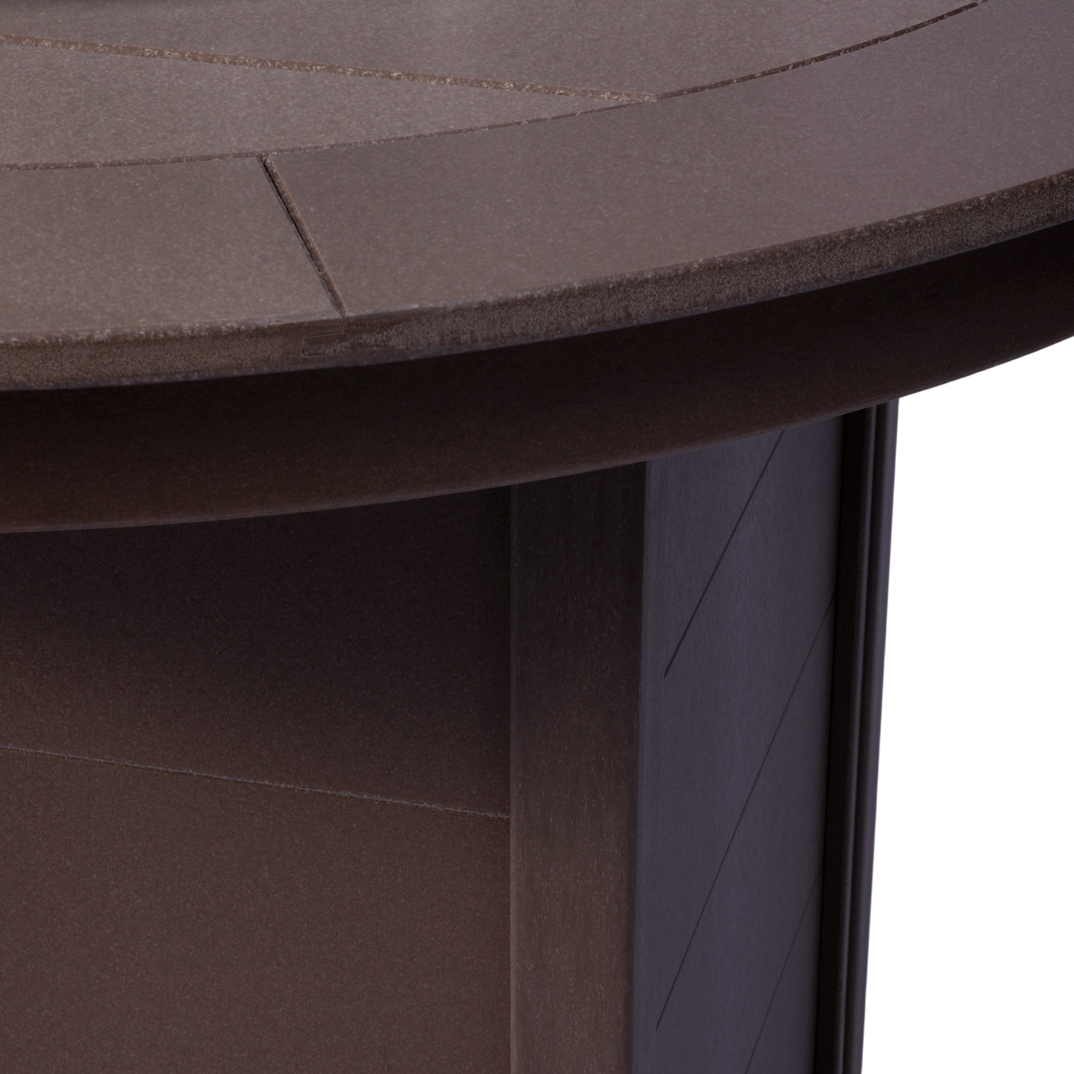Sol 47" Modern Outdoor Patio Propane Round Counter Height Fire Pit Table