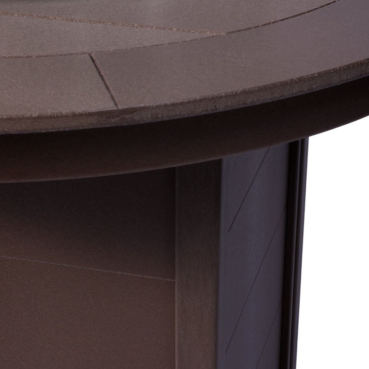 Sol 47" Modern Outdoor Patio Propane Round Counter Height Fire Pit Table