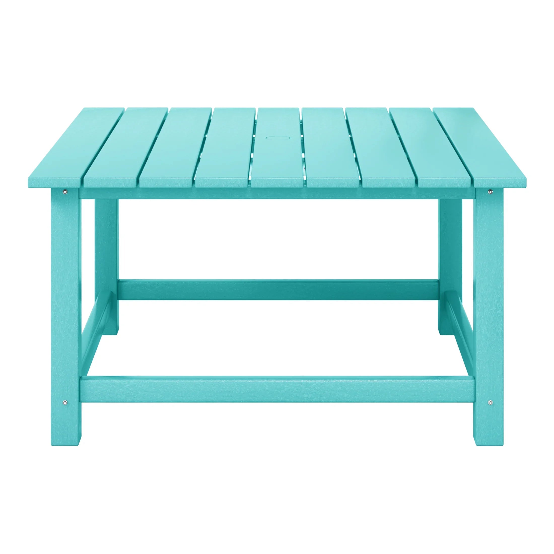 Paradise Low Outdoor HDPE Square Patio Coffee Table