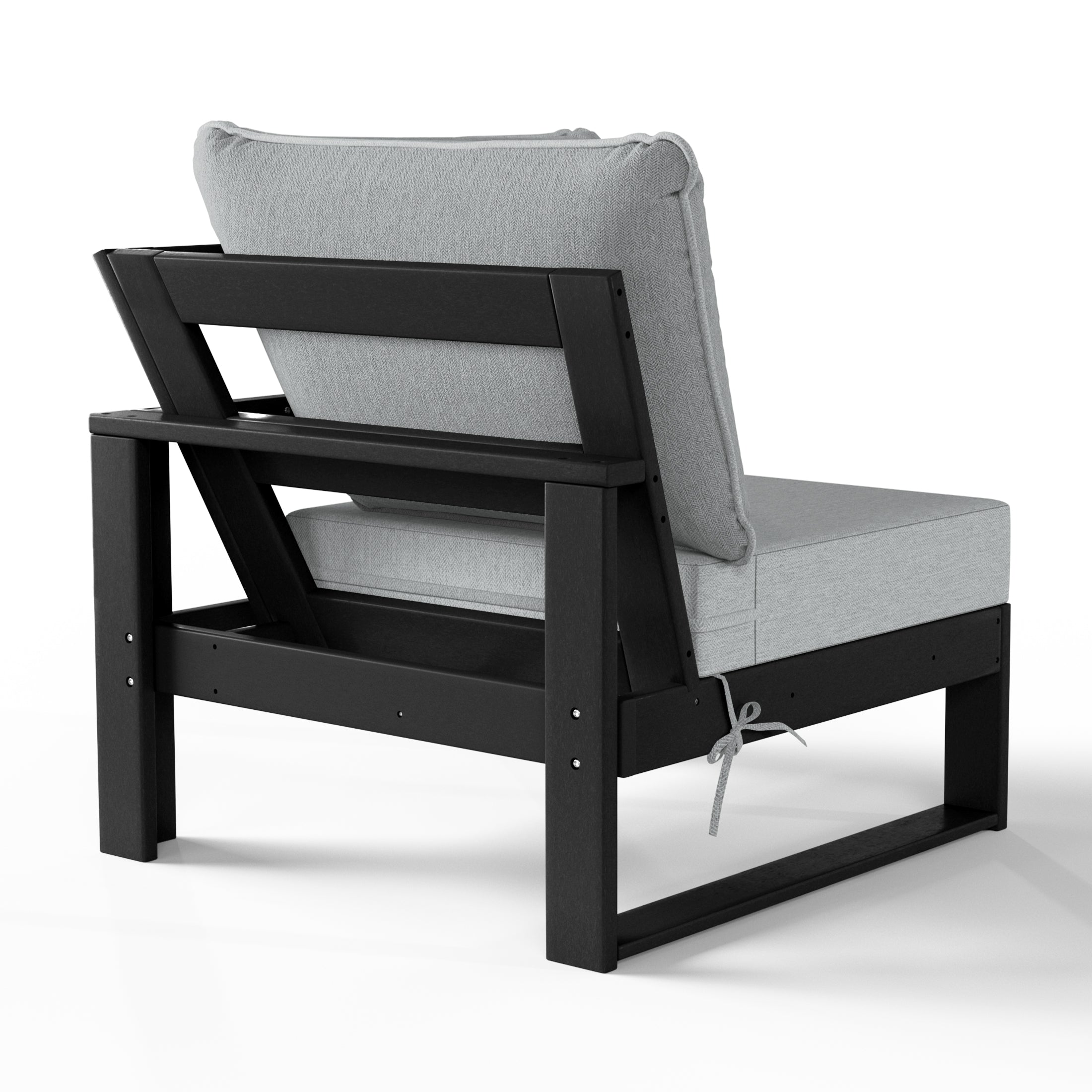 Rockaway Outdoor HDPE Sectional Corner Sofa Seat with Water-Proof Cushions