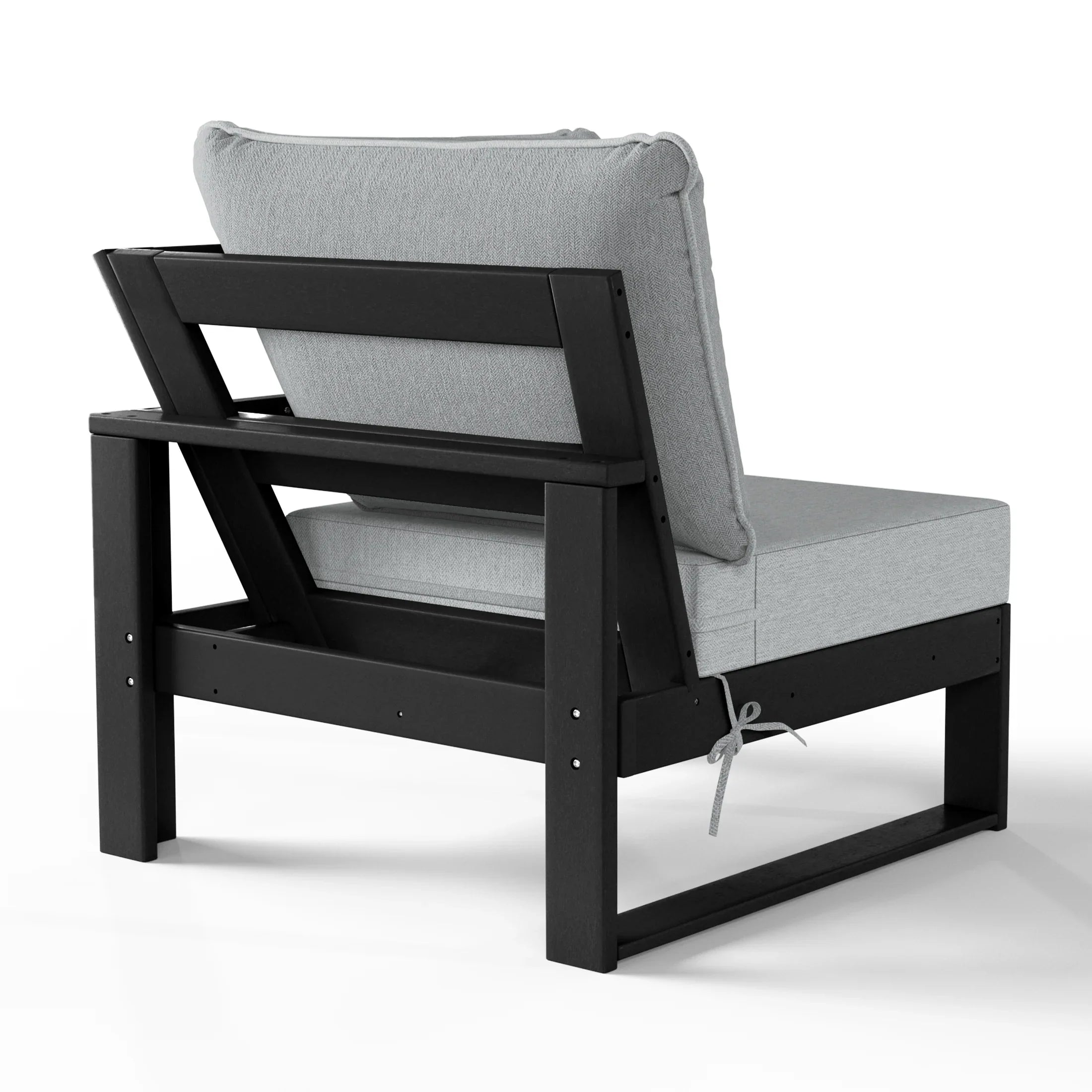 Rockaway Outdoor HDPE Sectional Corner Sofa Seat with Water-Proof Cushions