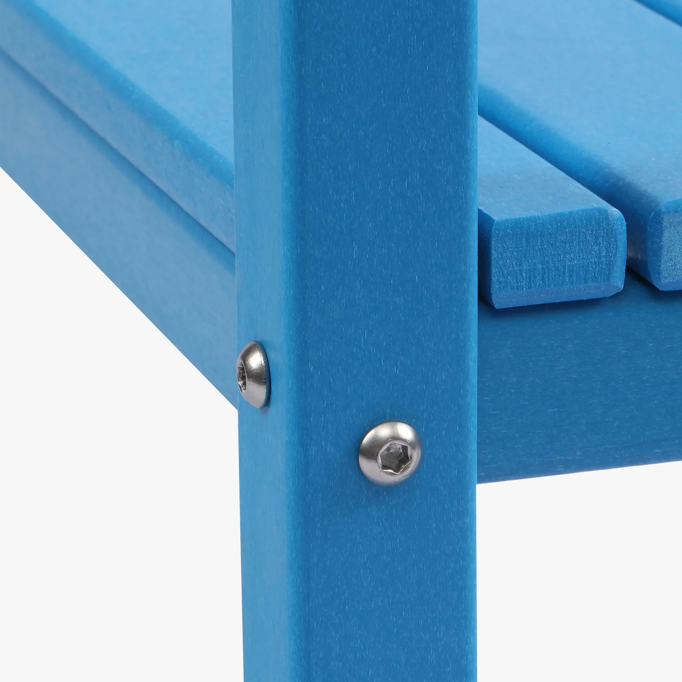 Paradise 36" Outdoor Adirondack HDPE 2-Tier Patio Side Table
