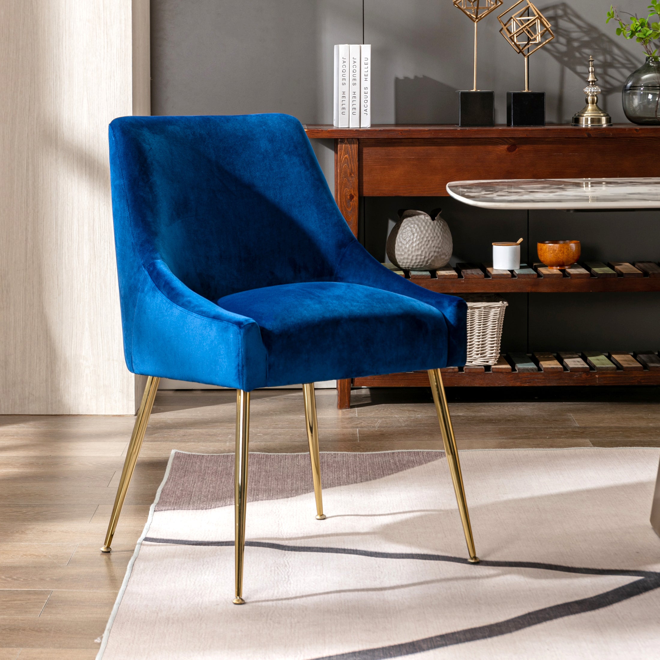 Makala Upholstered Velvet Accent Chair