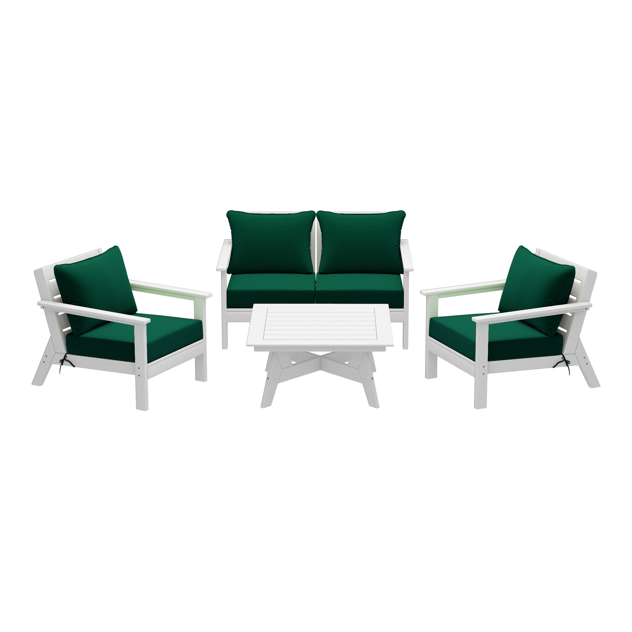 Portsmouth Outdoor 5-Piece Modular Sectional Patio Furniture Sofa Set