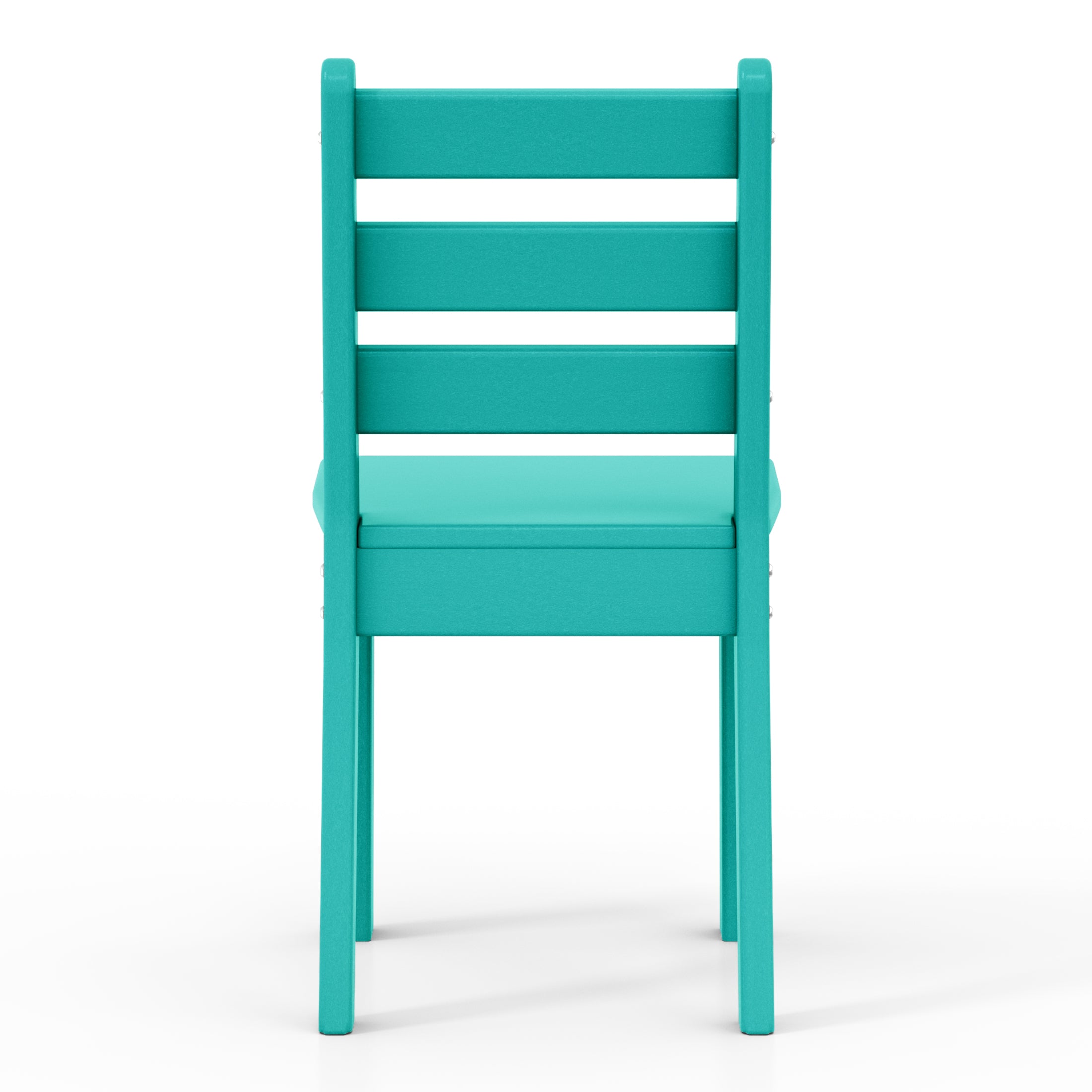 Playhouse Outdoor HDPE Kids Plastic Toddler Dining Chair (Set of Two)