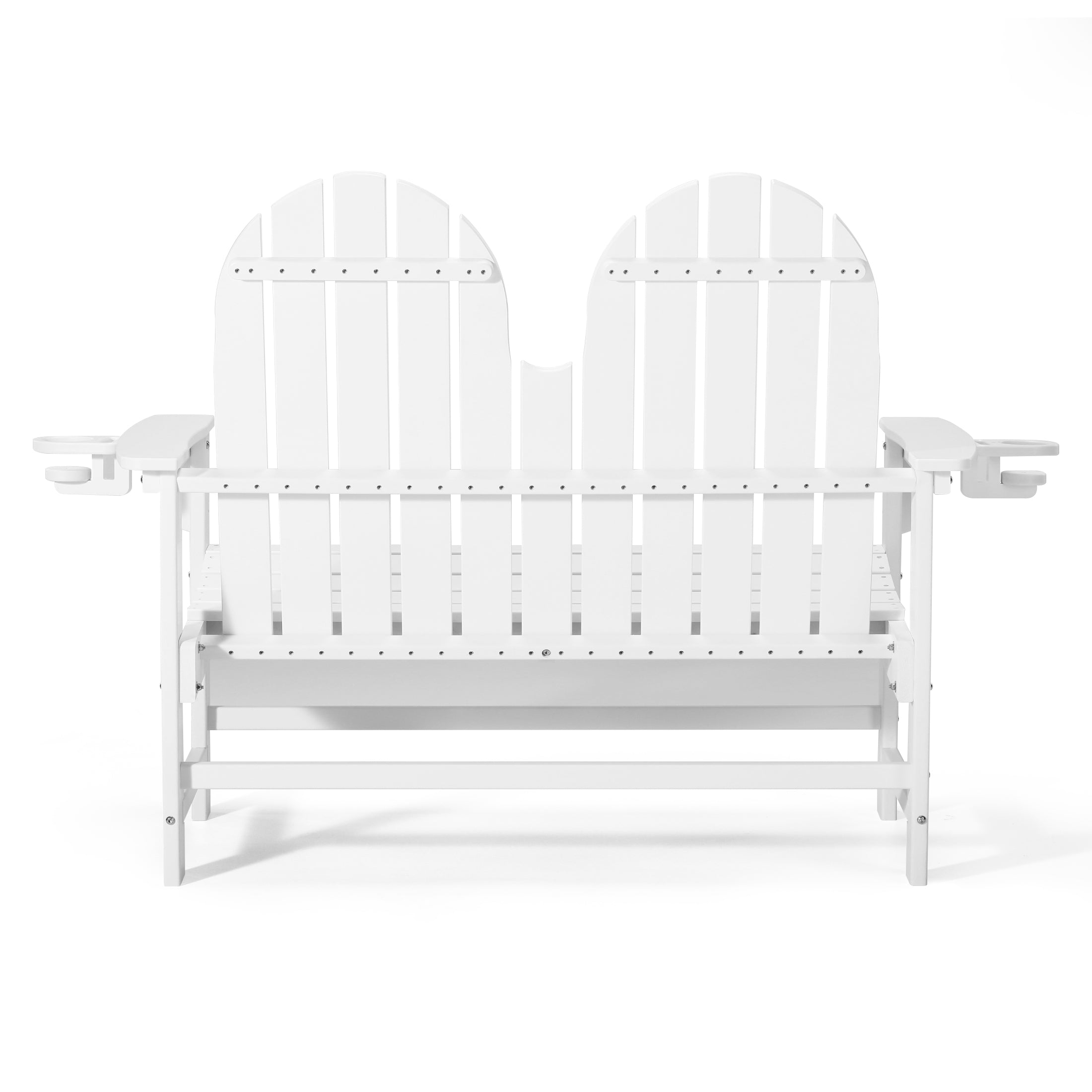 Savannah Outdoor Patio 49" HDPE Adirondack Garden Bench