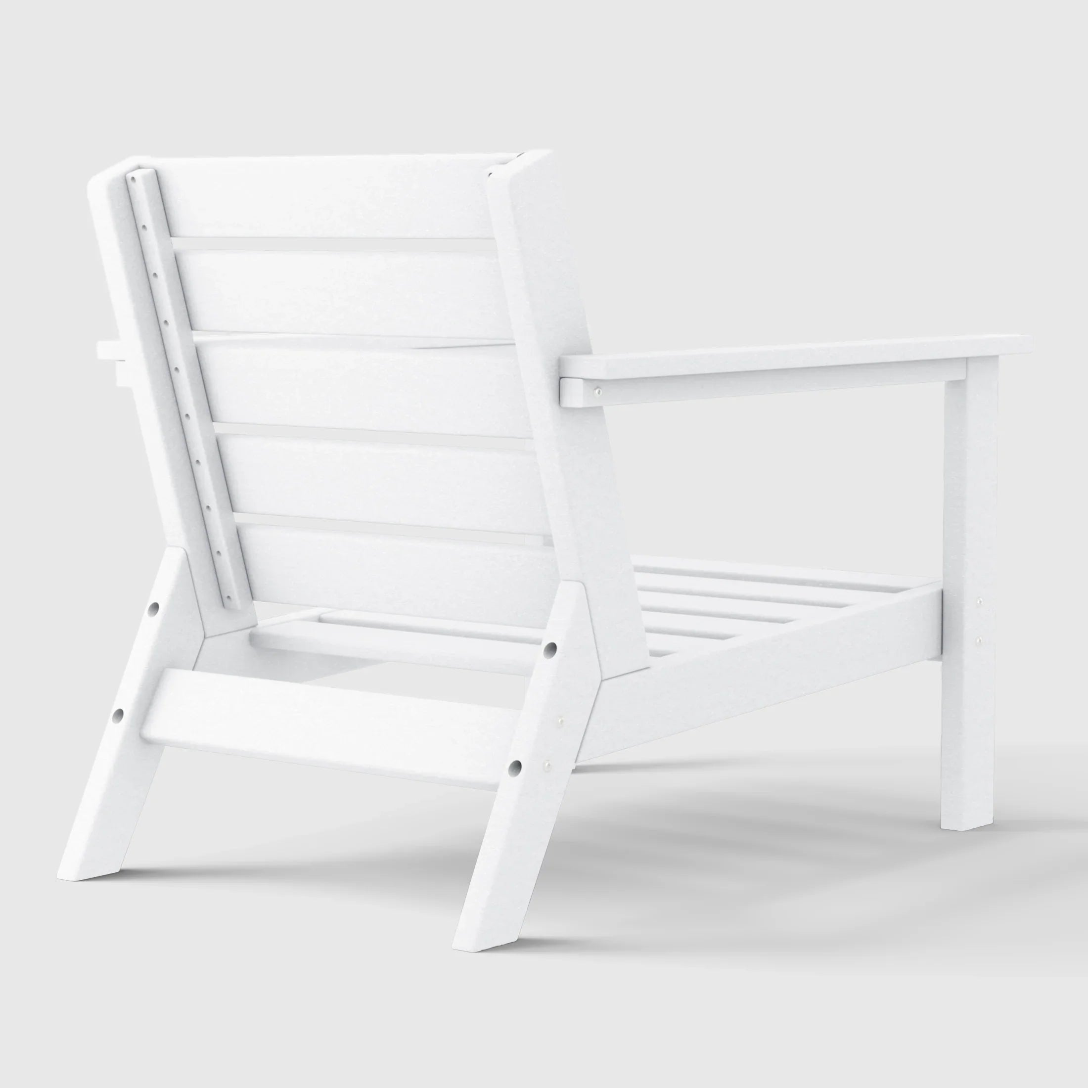 Portsmouth Outdoor Patio HDPE Deep Seating Armchair