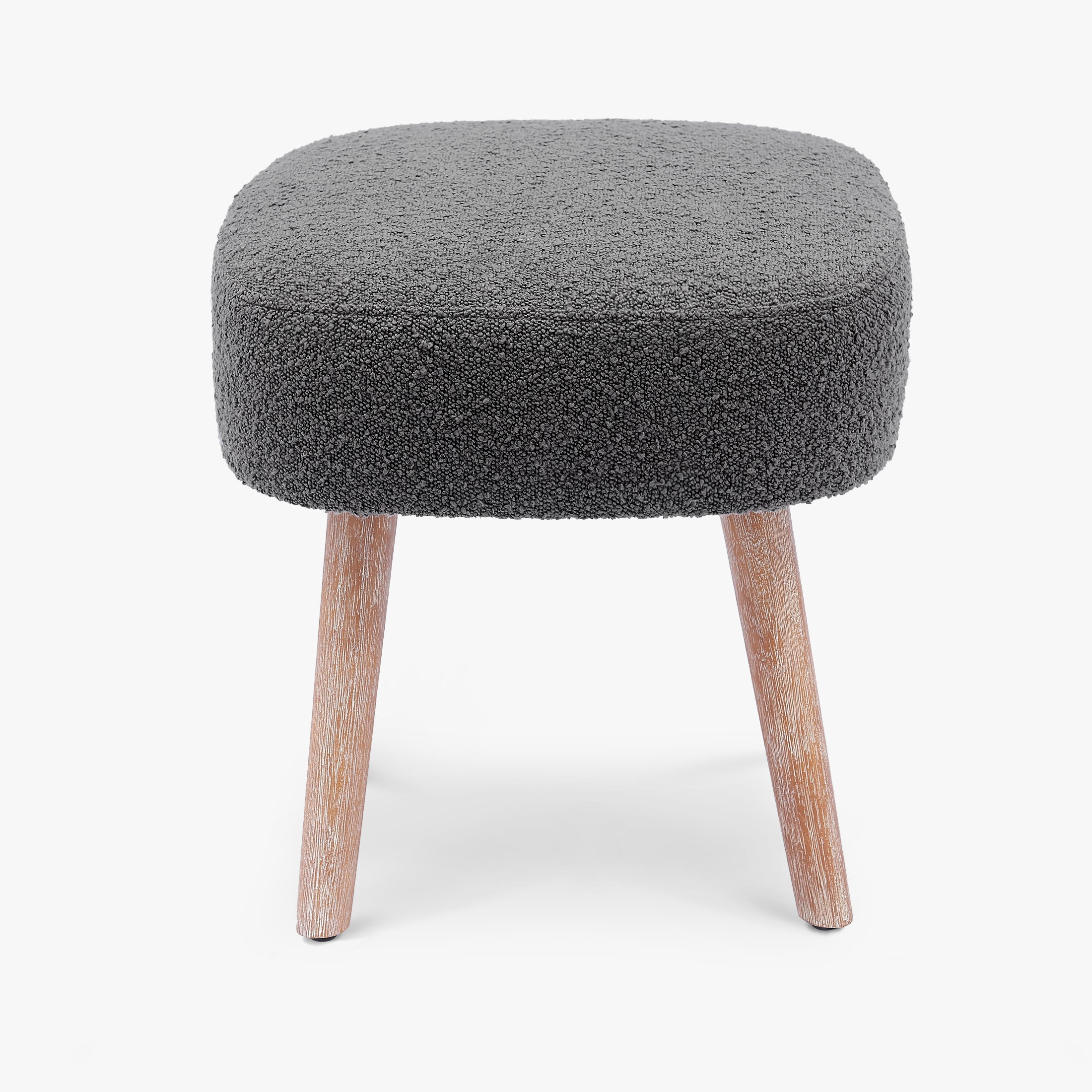 Amélie 21" Wide Square Upholstered Cushion Ottoman Foot Stool