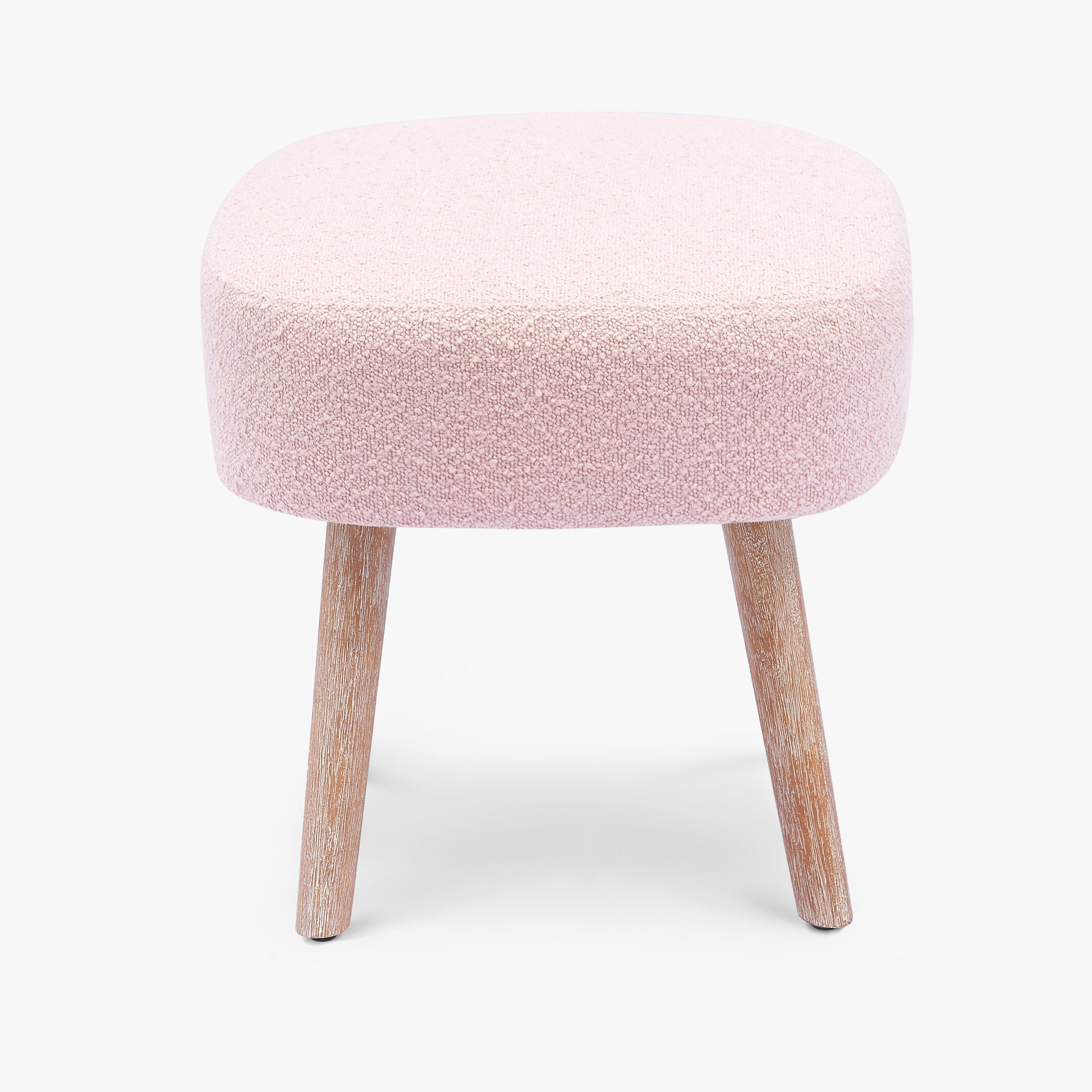 Amélie 21" Wide Square Upholstered Cushion Ottoman Foot Stool