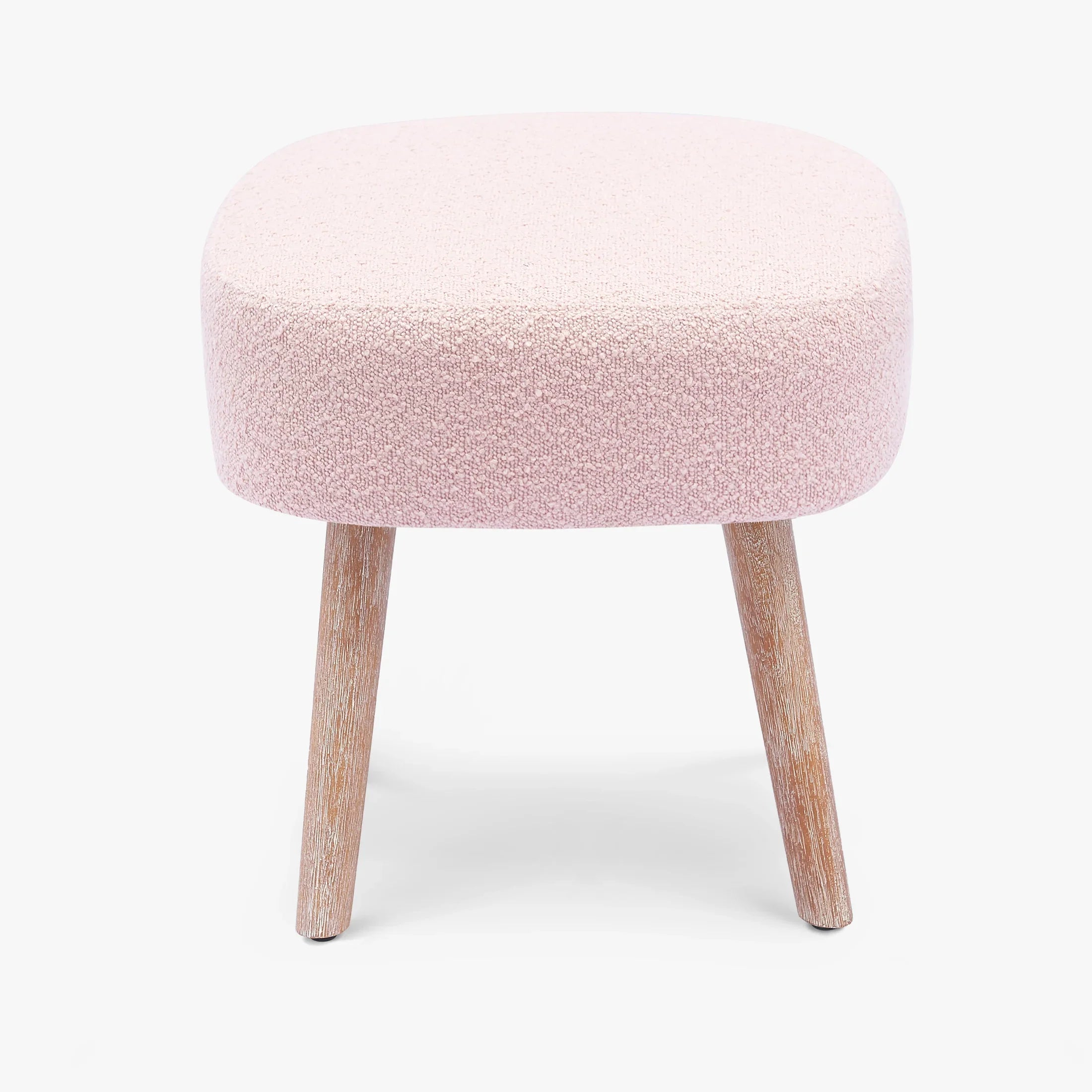 Amélie 21" Wide Square Upholstered Cushion Ottoman Foot Stool