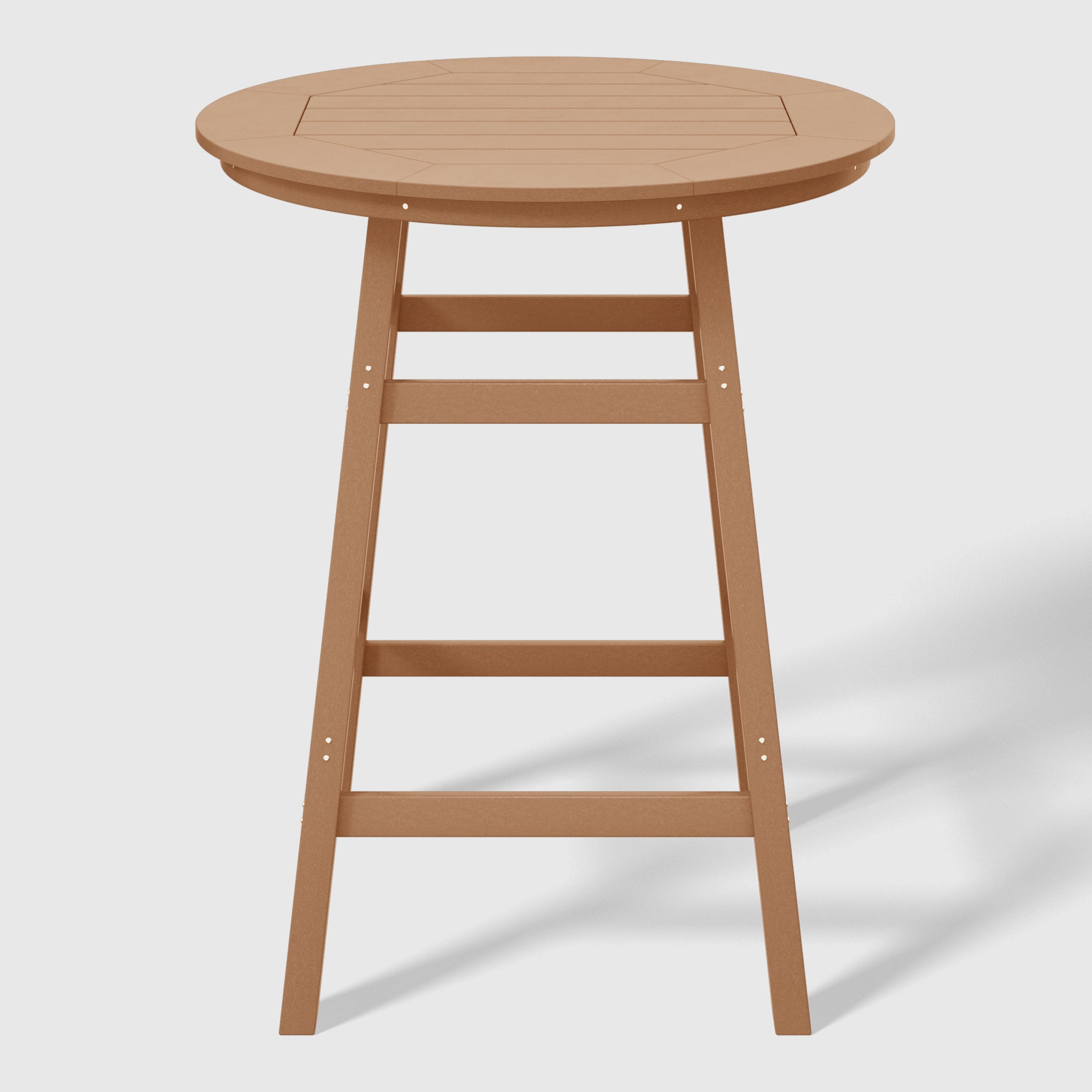 Paradise Outdoor 35" HDPE Round Patio Bar Height Table