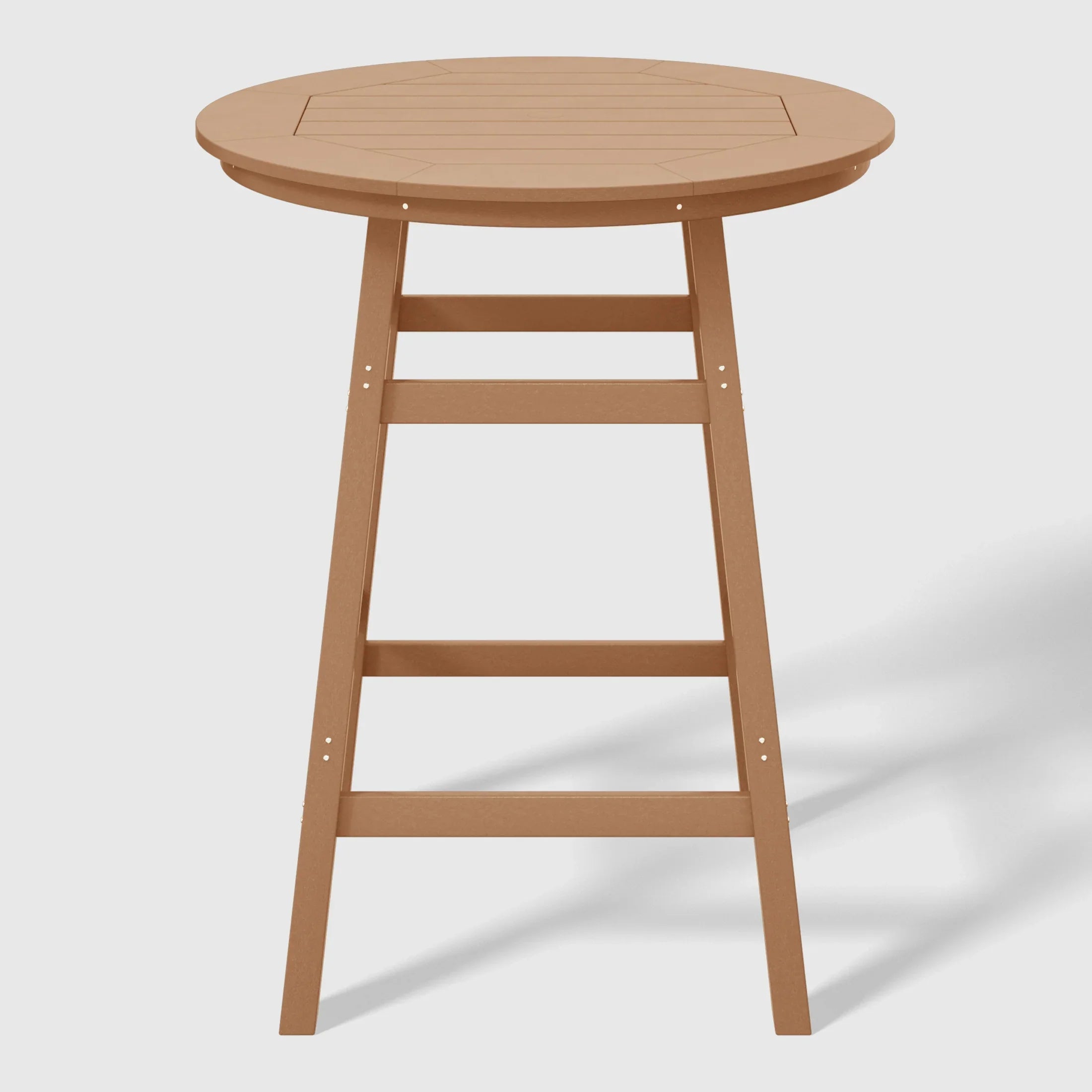 Paradise Outdoor 35" HDPE Round Patio Bar Height Table