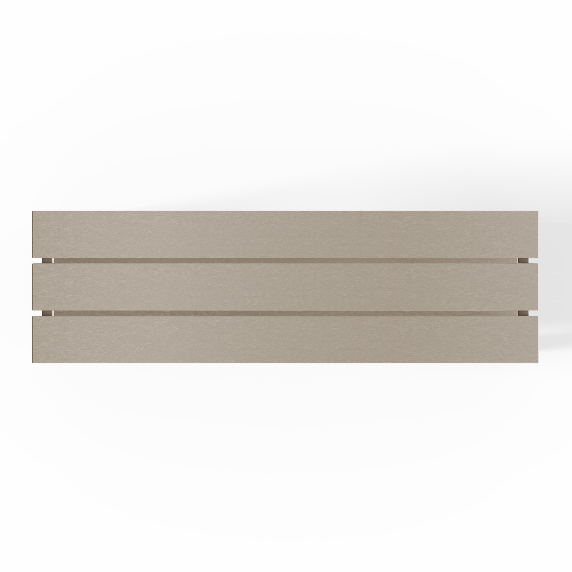 Paradise 55" Outdoor Patio HDPE Adirondack 2-Tier Shelf Console Table