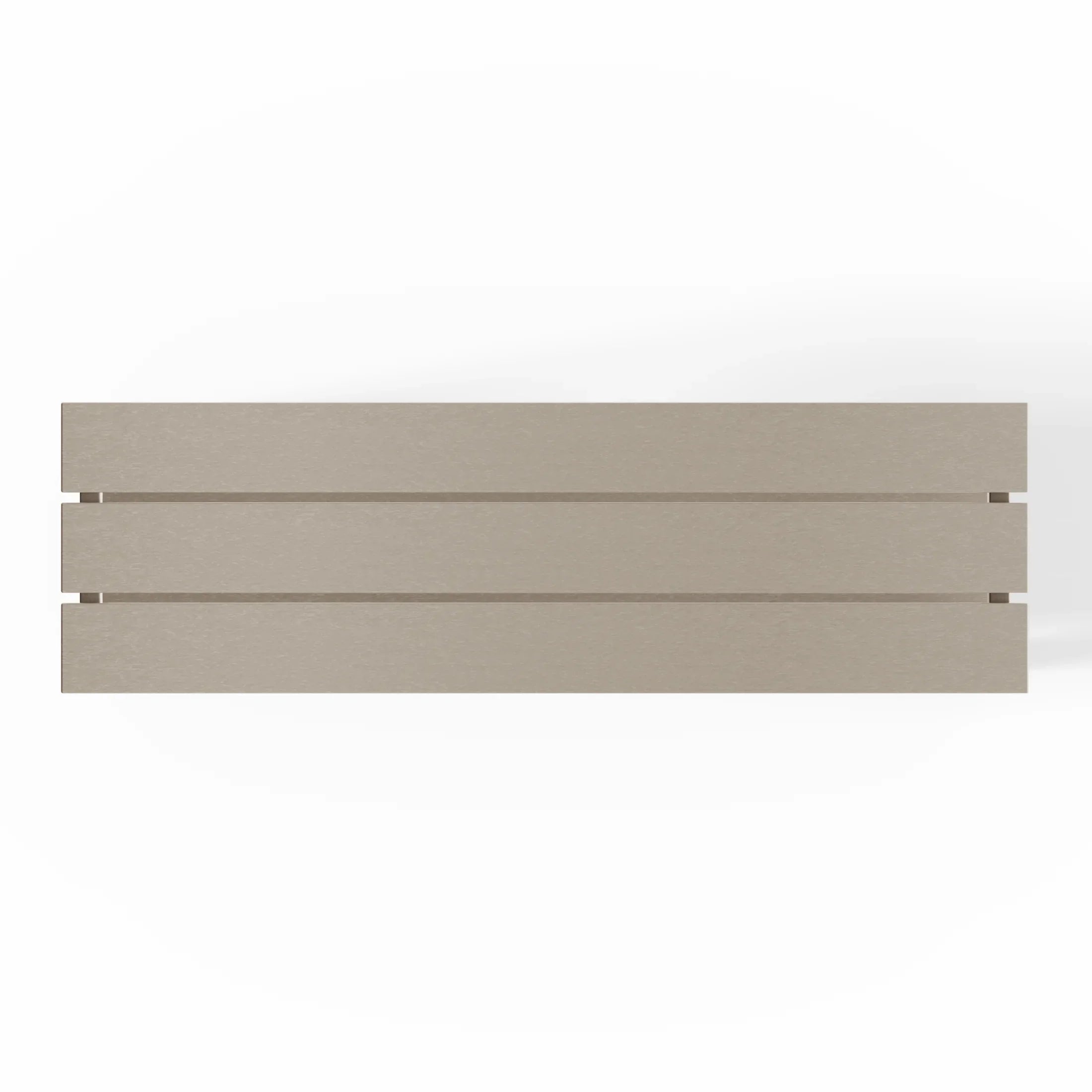 Paradise 55" Outdoor Patio HDPE Adirondack 2-Tier Shelf Console Table