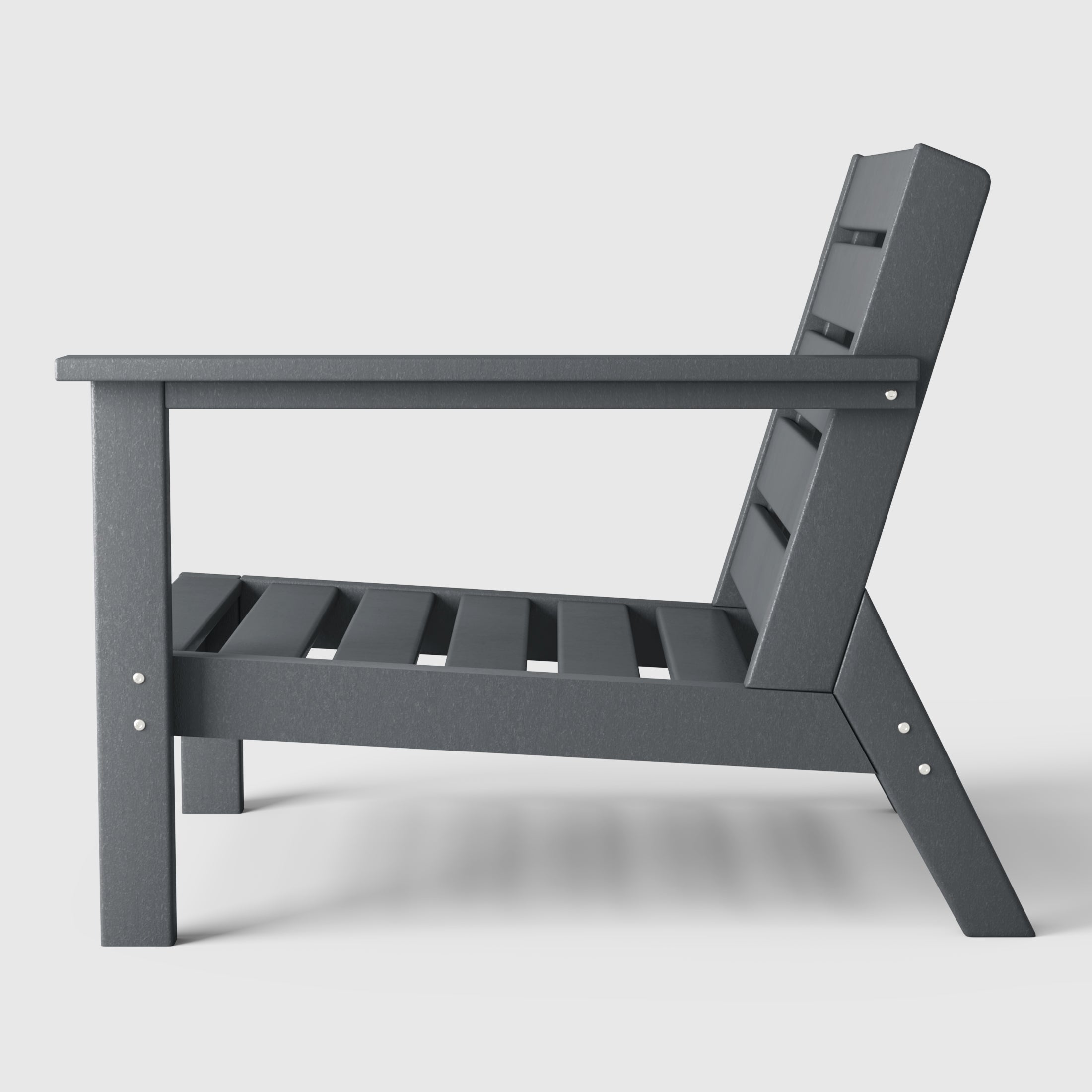 Portsmouth Outdoor Patio HDPE Right Arm Facing Deep Seating Corner Chair