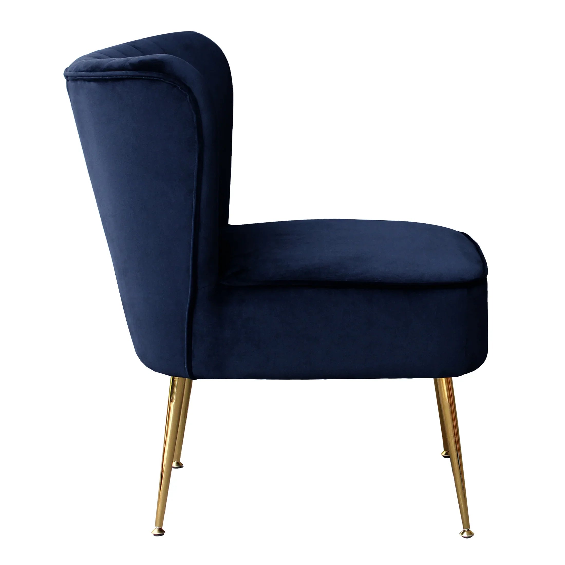 Alaia Mid Century Modern Tufted Velvet Loveseat Sofa and 22" Accent Chair 3-Piece Set