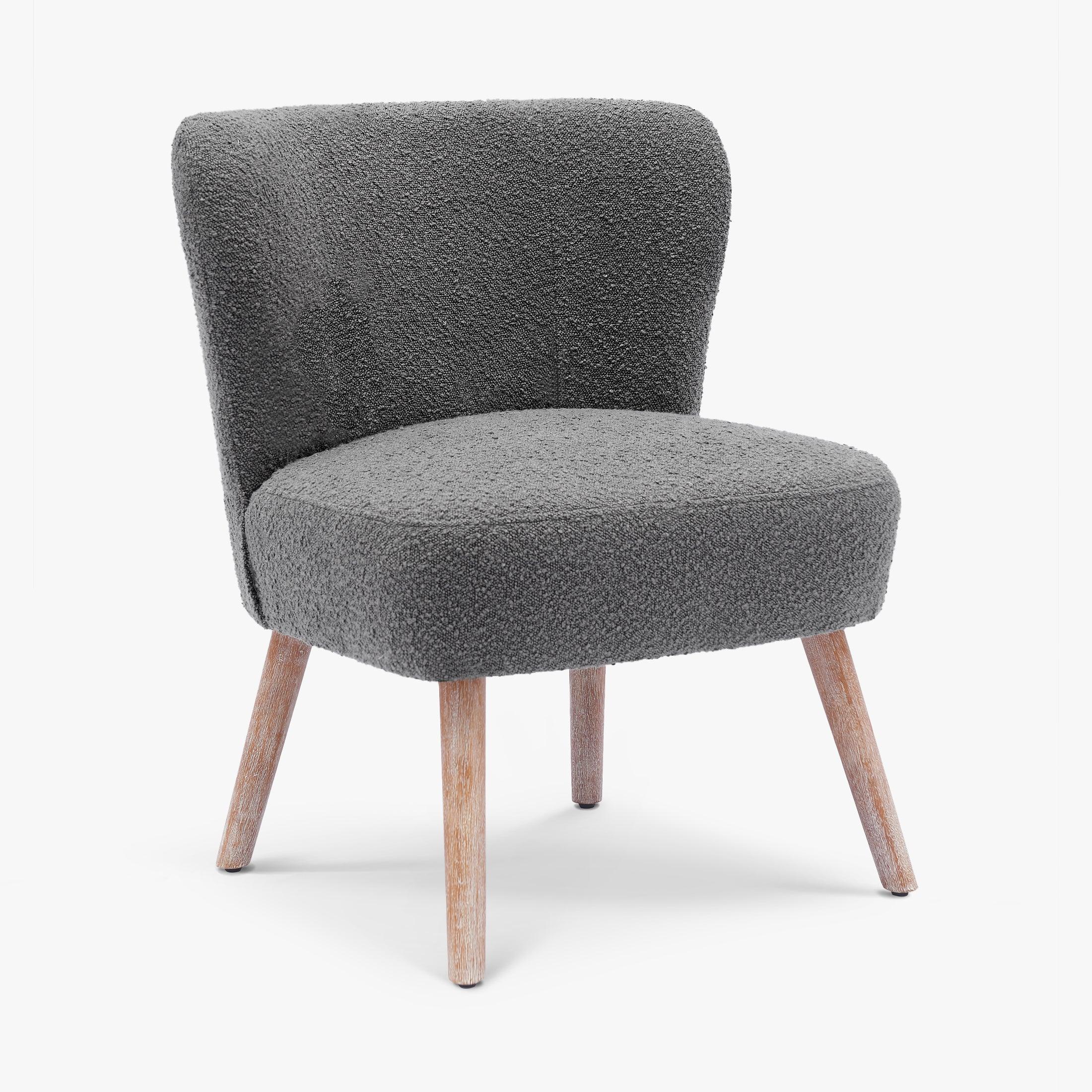 Amélie 25" Wide Upholstered Boucle Accent Chair