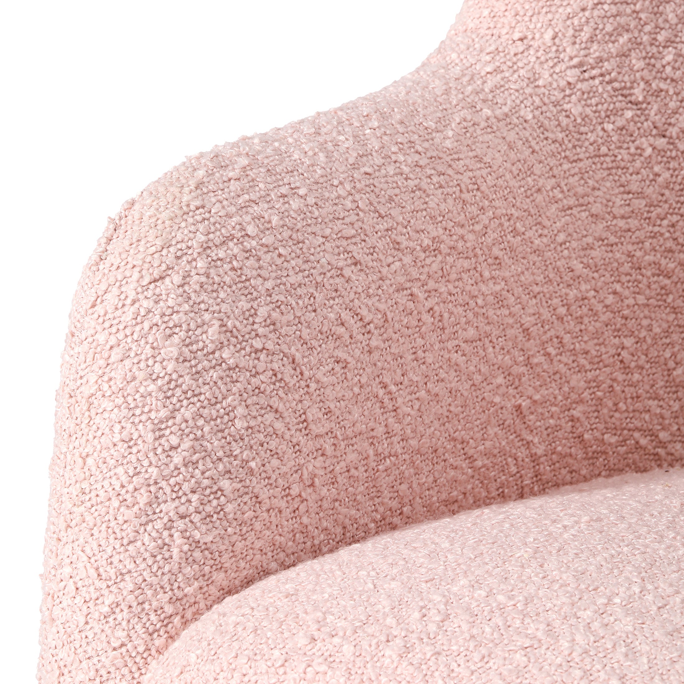 Amélie Mid-Century Modern Swivel Office Vanity Chair with Wheels