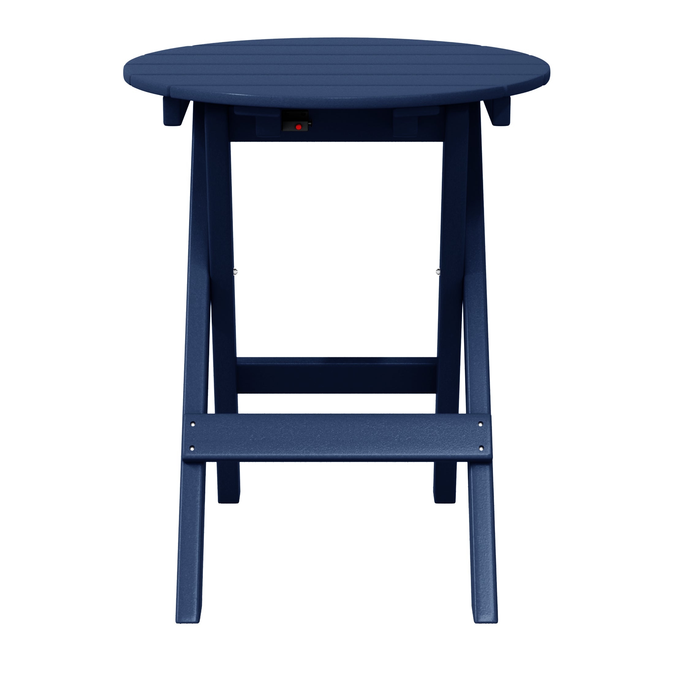 Paradise HDPE Outdoor 24.5 Inch Round Portable Folding Patio Dining Table