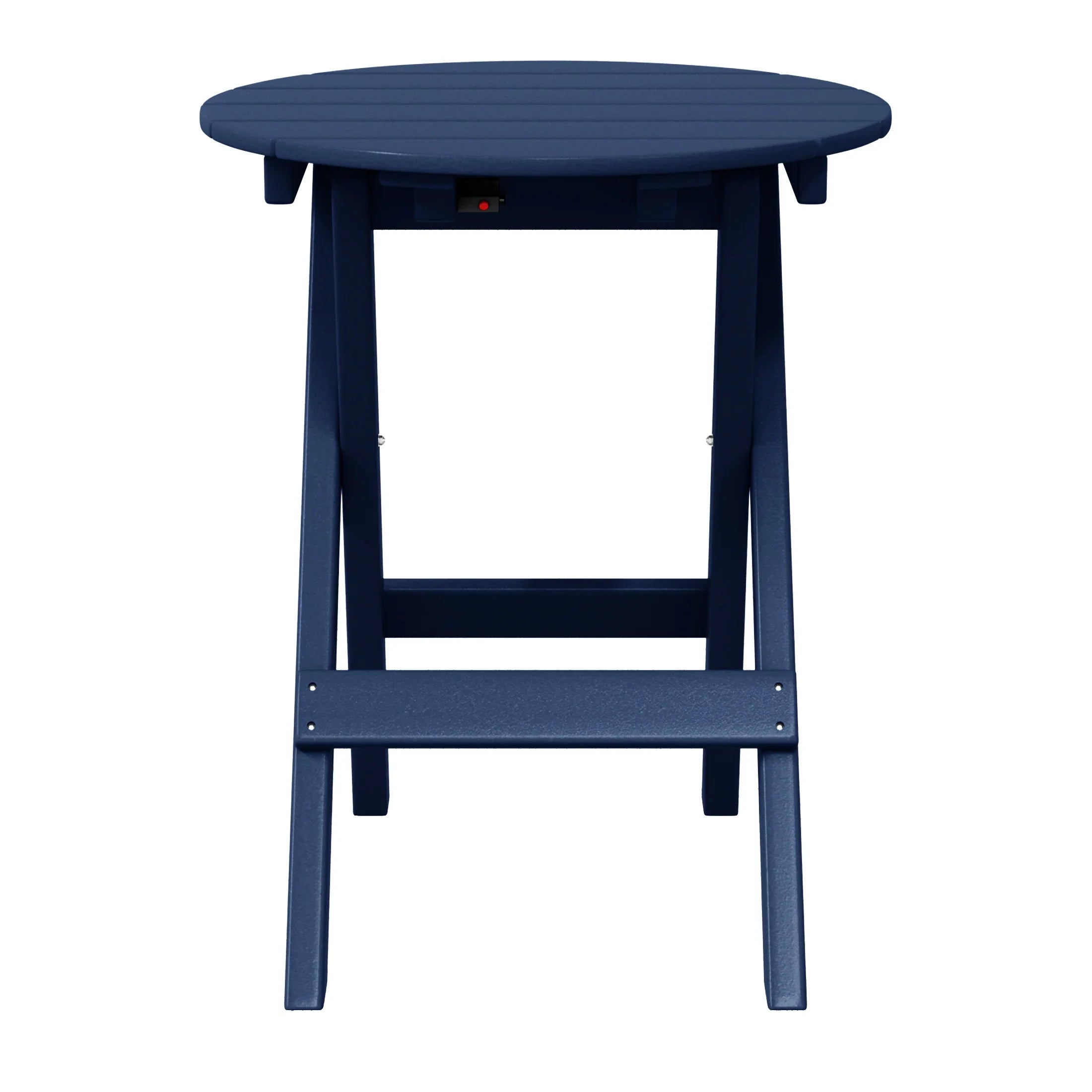Paradise HDPE Outdoor 24.5 Inch Round Portable Folding Patio Dining Table
