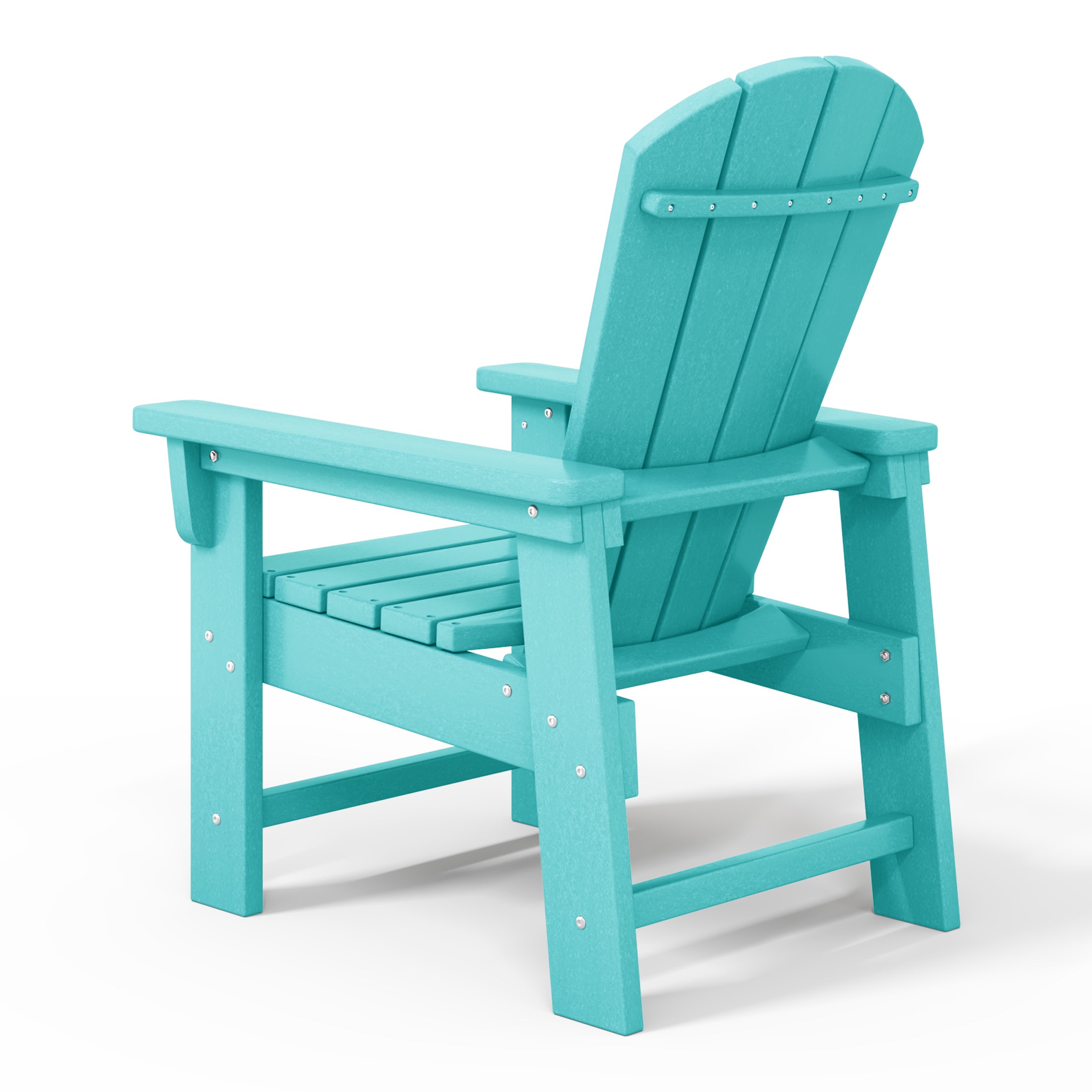 Paradise Kids Outdoor Adirondack Plastic Patio Chair (Set of 2)