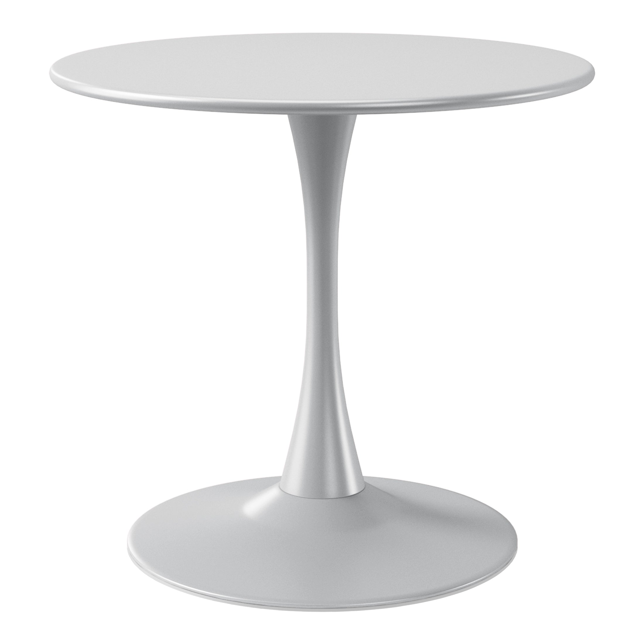 Sunshine 5-Piece Outdoor Indoor Round Metal Patio Dining Table Set With Stackable Patio Chairs