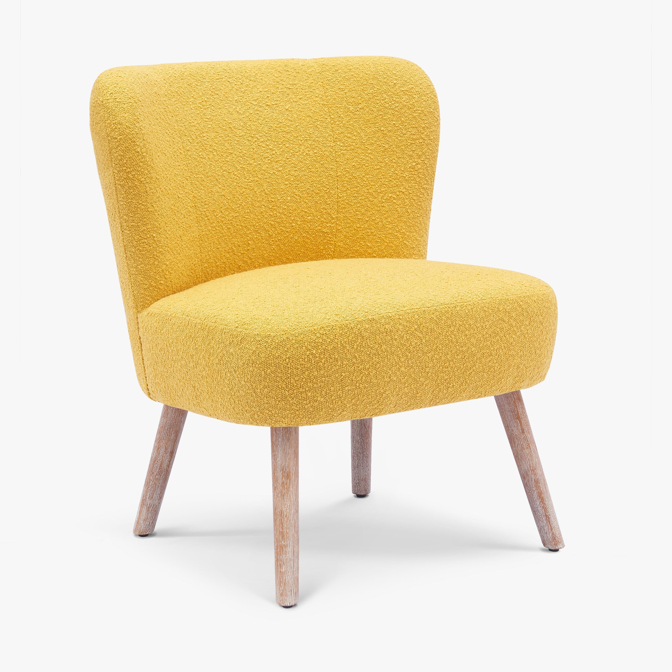 Amélie 25" Wide Upholstered Boucle Accent Chairs Set of Two