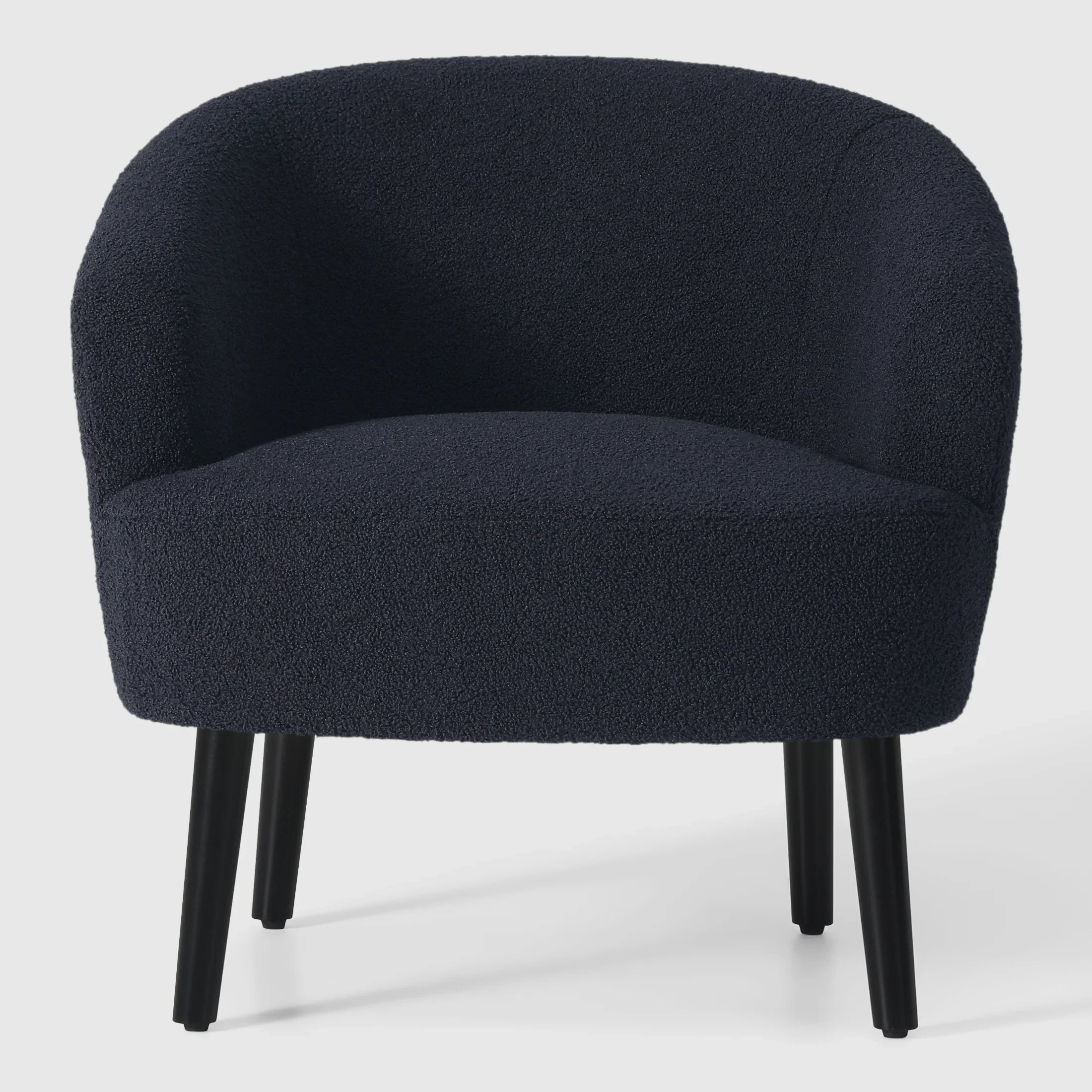Celine 29" Wide Mid Century Modern Club Barrel Accent Armchair