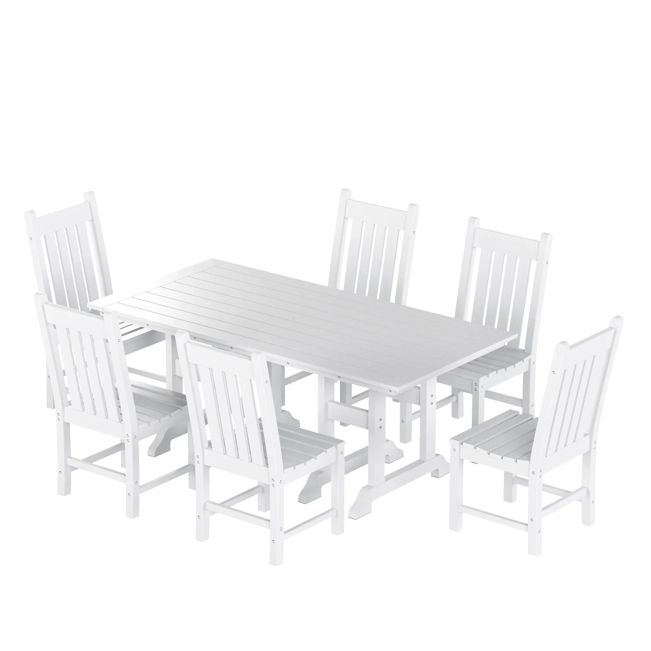 Paradise 7 Piece Outdoor Patio Dining Set Outdoor Table and Chair Set