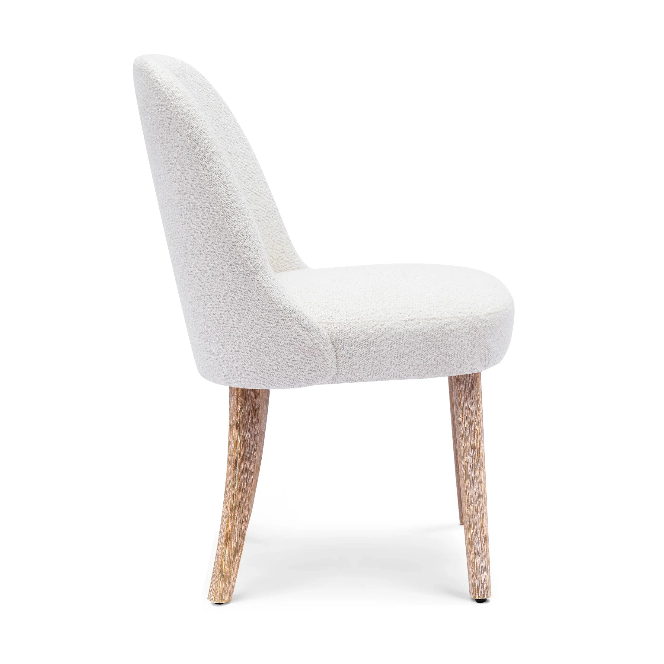 Amélie Mid-Century Modern Upholstered Boucle Dining Chair (Set of 6)