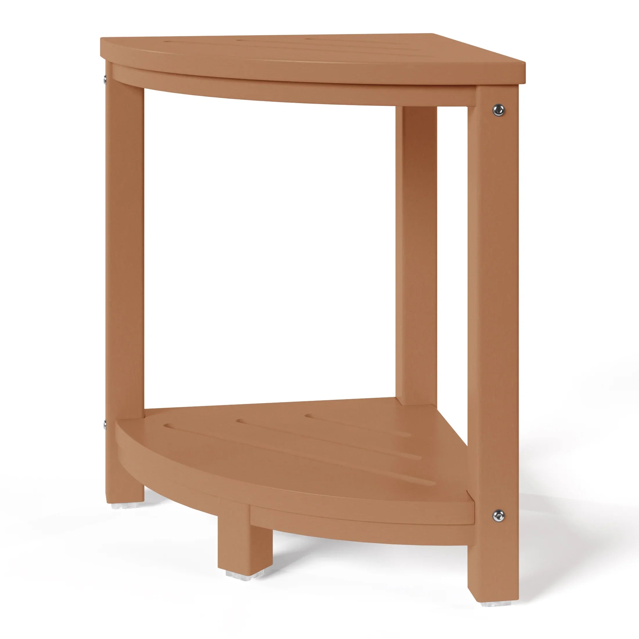 Ventura HDPE Plastic Waterproof Shower Corner Bench
