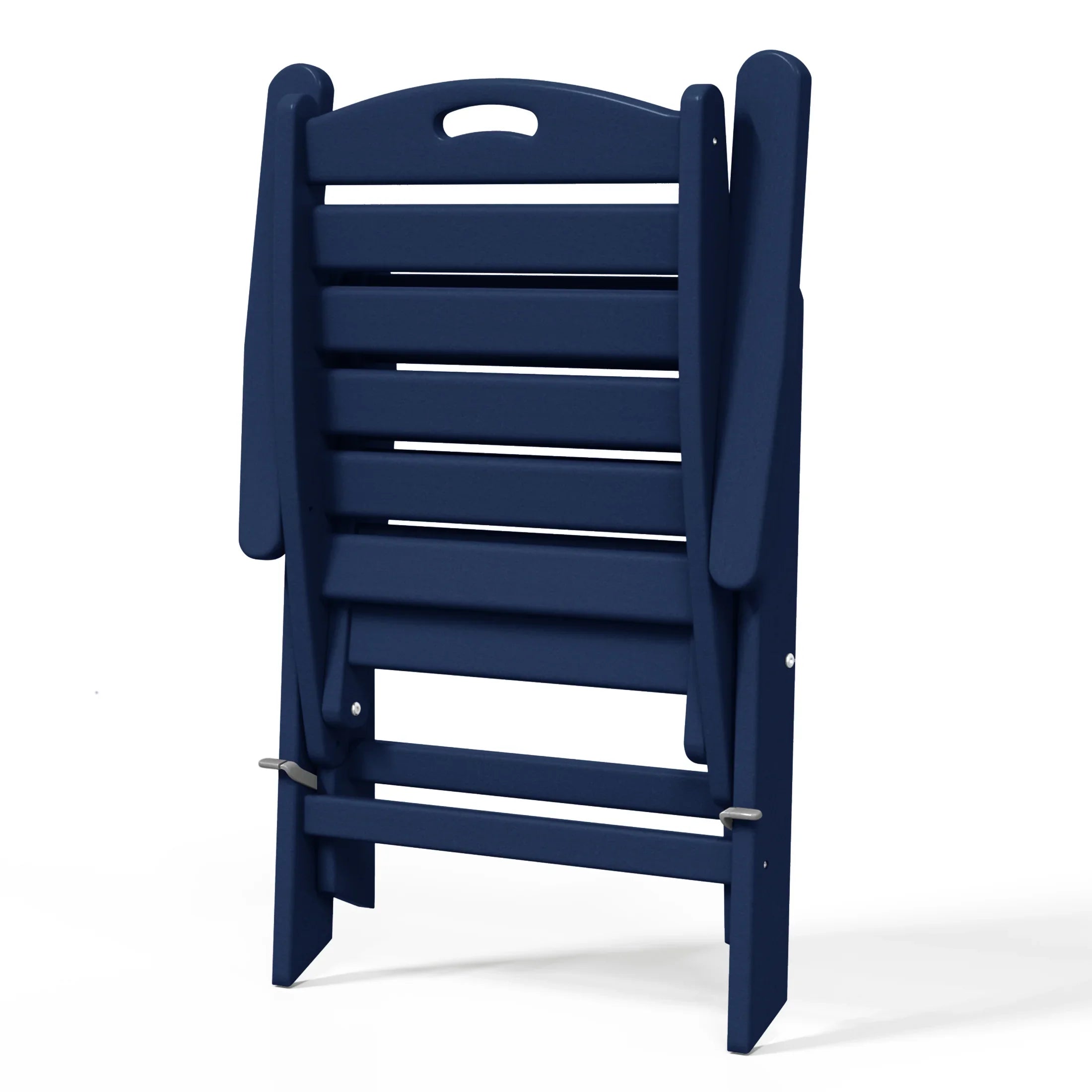 Cayman HDPE Adjustable Highback Folding Outdoor Patio Dining Chairs Set of 2
