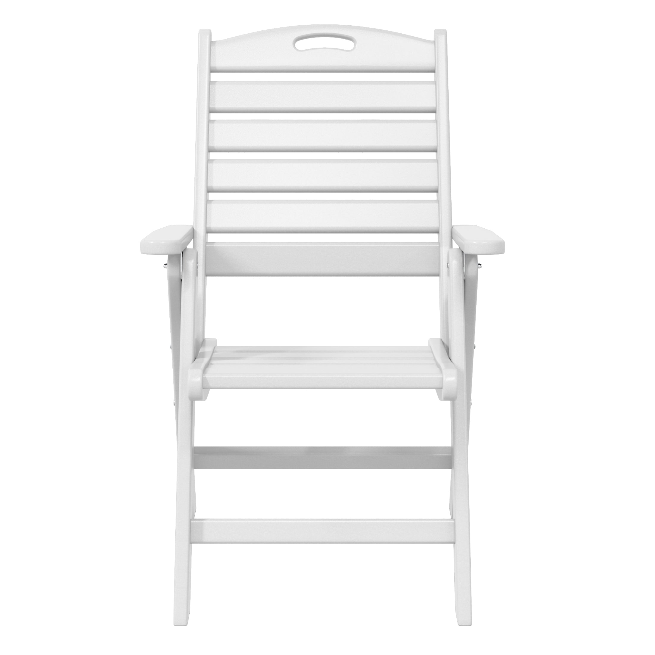 Paradise HDPE Adjustable Highback Folding Patio Dining Chair