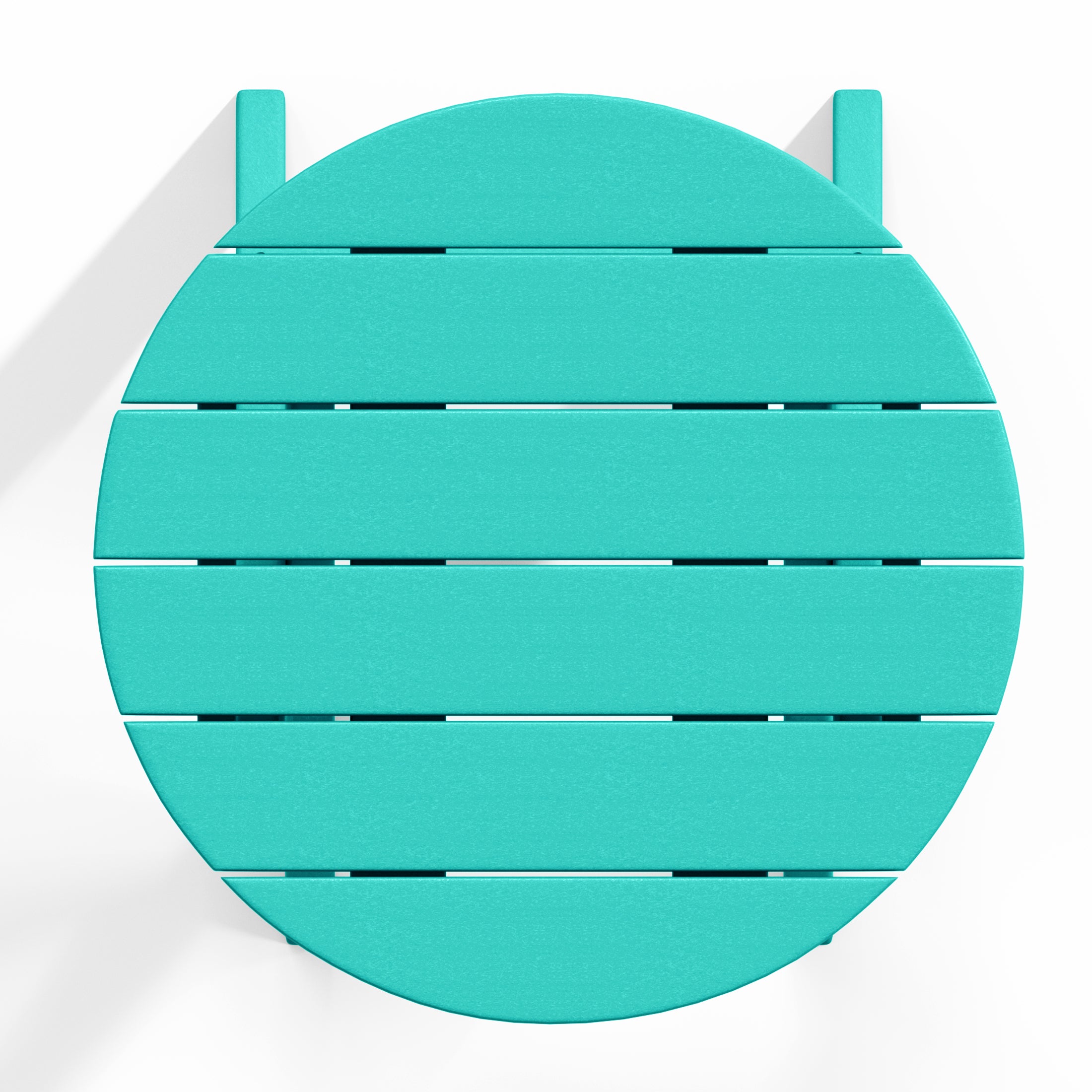 Paradise HDPE Outdoor 24.5 Inch Round Portable Folding Patio Dining Table