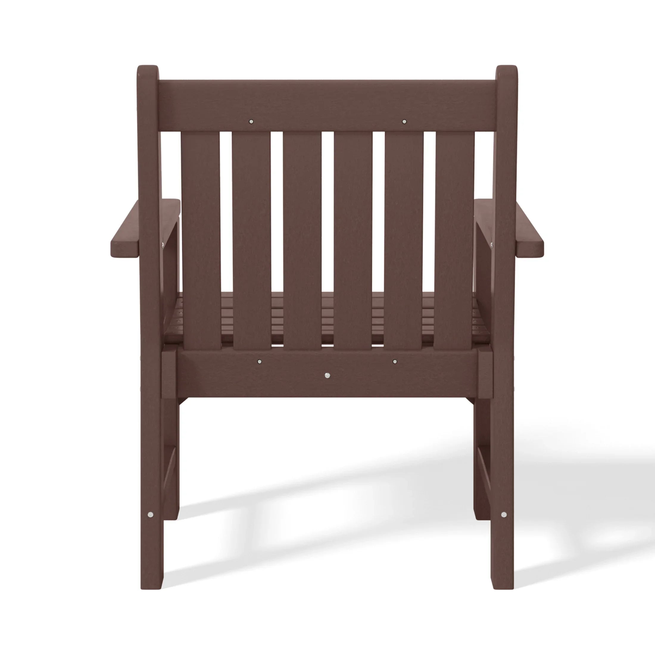 Paradise Outdoor Patio HDPE Adirondack Dining Arm Chair