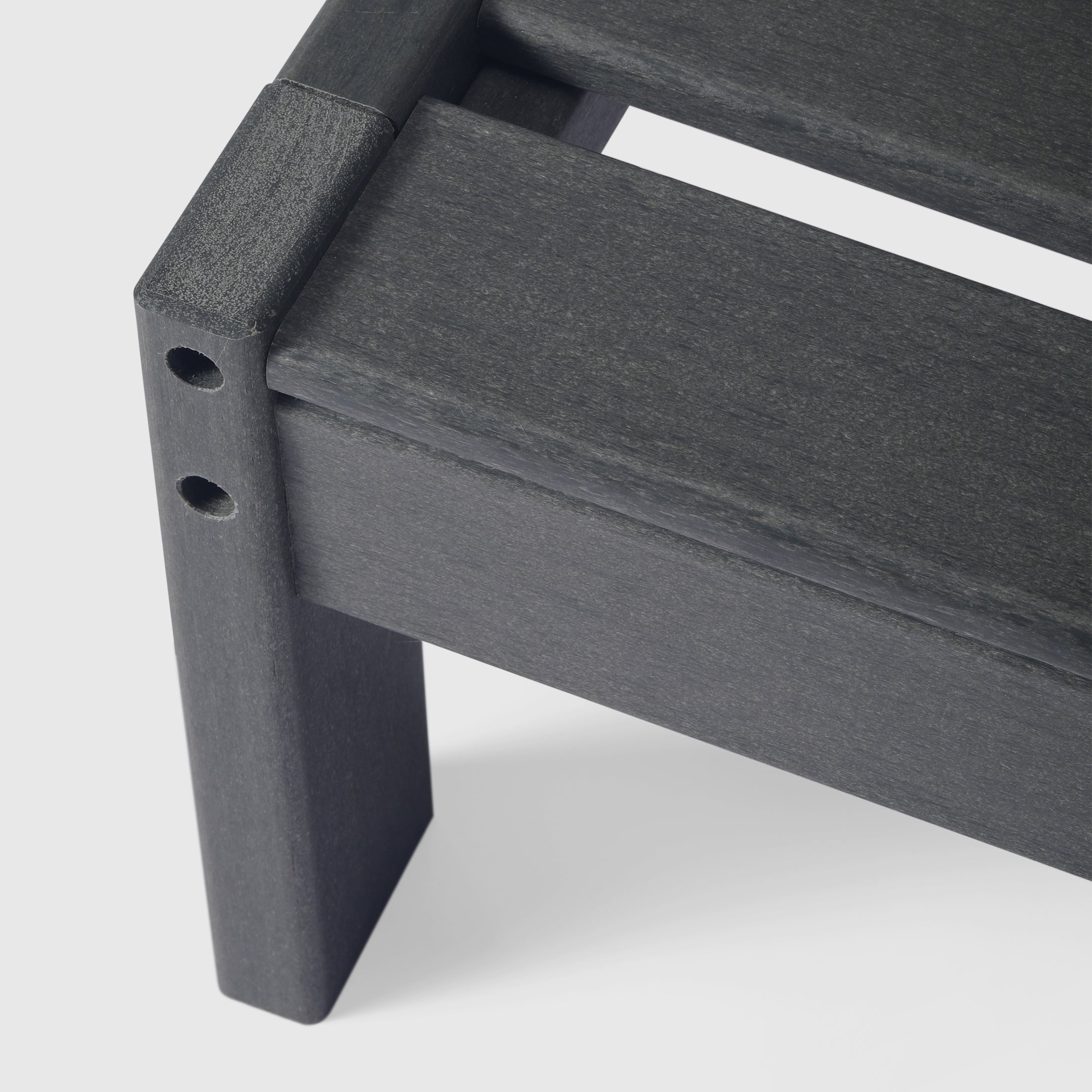 Portsmouth Outdoor HDPE Deep Seating Modular Armless Patio Chair