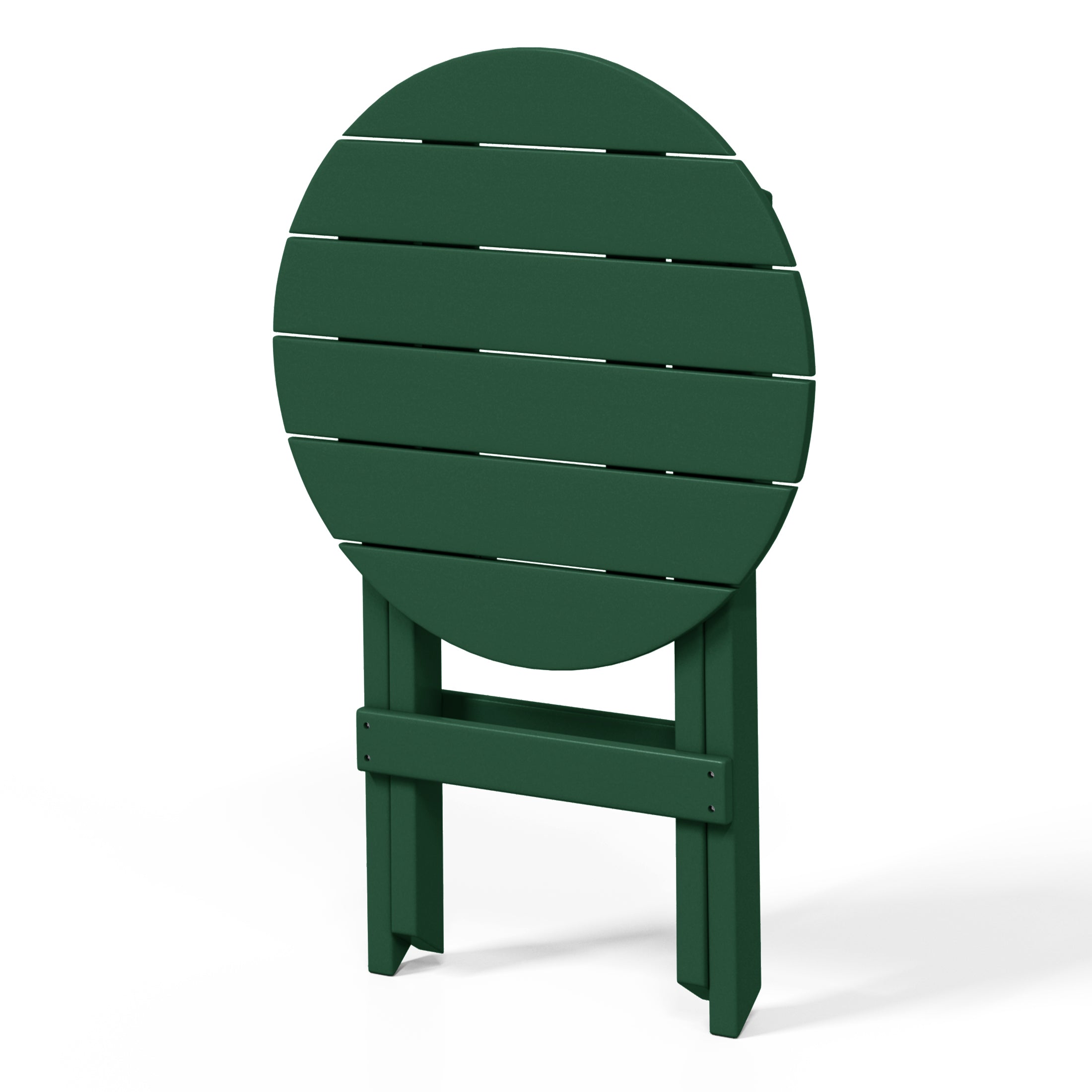 Paradise HDPE Outdoor 24.5 Inch Round Portable Folding Patio Dining Table